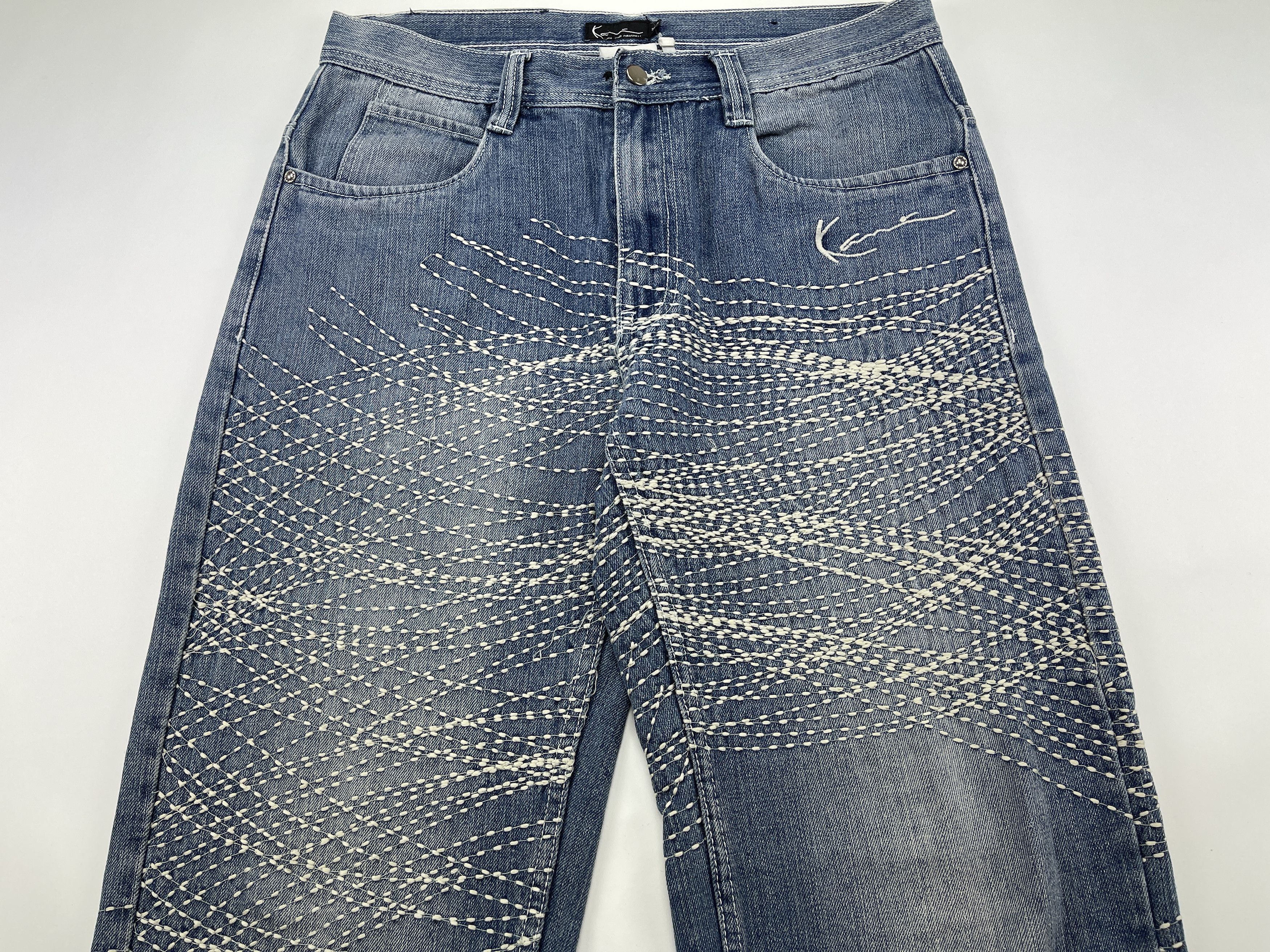Karl Kani KARL KANI jeans, baggy, vintage Kani jeans, 90s hip hop W 34 Size US 34 / EU 50 - 9 Thumbnail