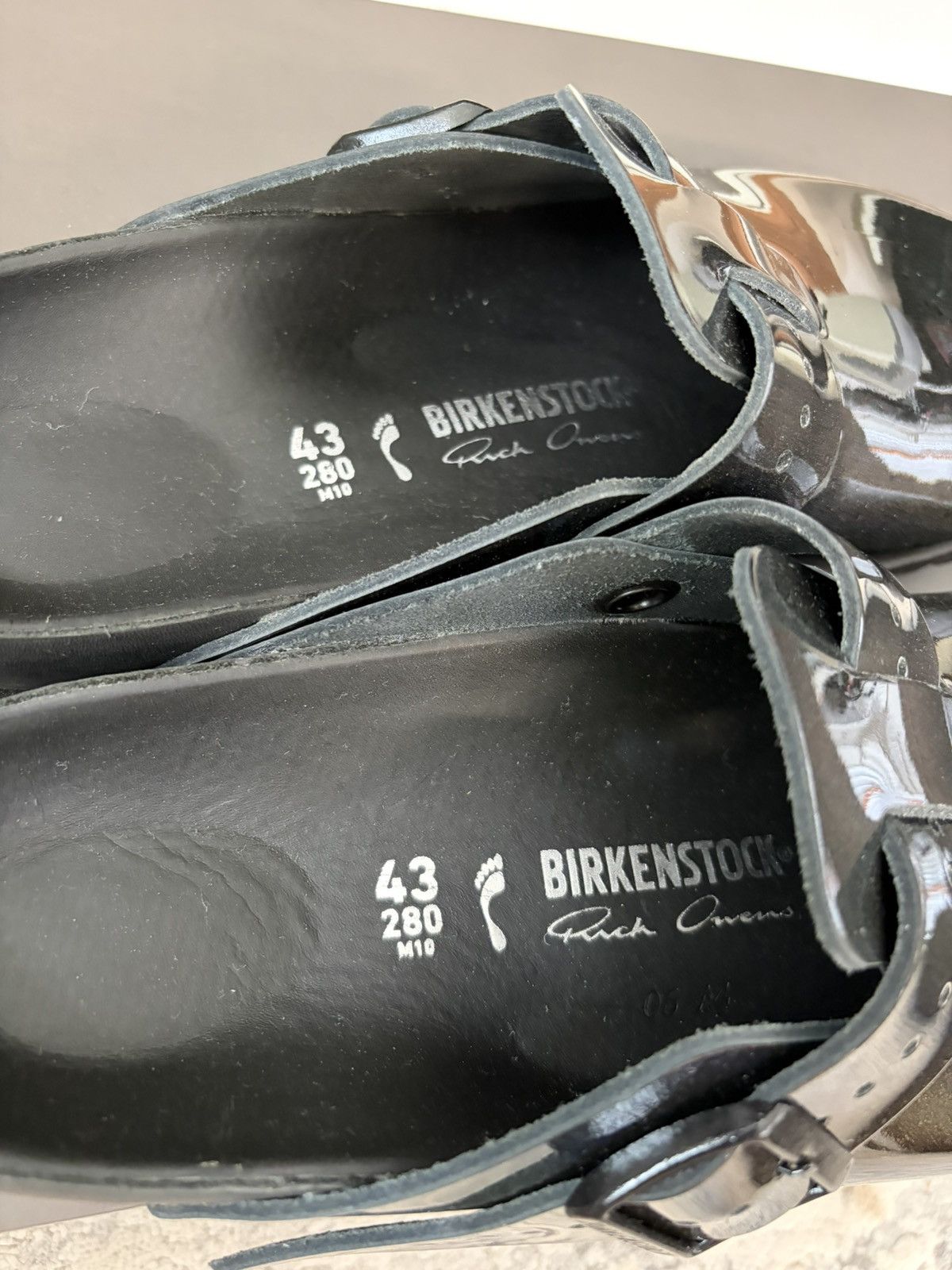 Birkenstock × Rick Owens Rick Owens x Birkenstock Boston Iridescent Sandals Size US 10 / EU 43 - 4 Thumbnail