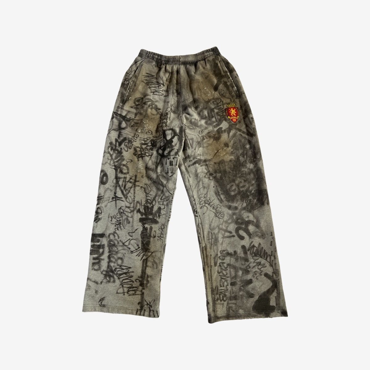 Balenciaga Balenciaga SS23 Grey Graffiti Skate Jogger Sz. S Size US 30 / EU 46 - 1 Thumbnail