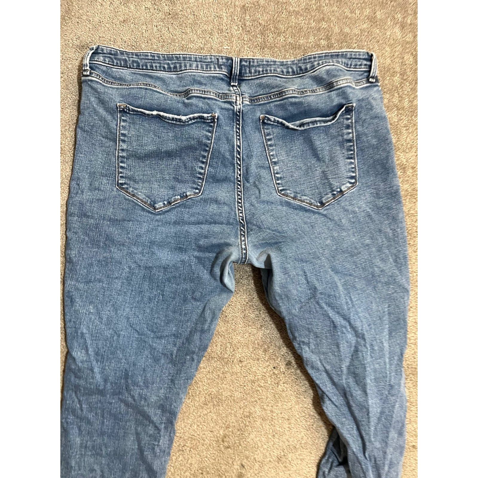 Abercrombie & Fitch Abercrombie & Fitch Jeans Womens 2 36/22 The Super Skinny Ankle High Rise A&F Denim Blue 5-Pocket Design Regular Stretch Modern Womens Size 25" / US 0 / IT 36 - 4 Thumbnail