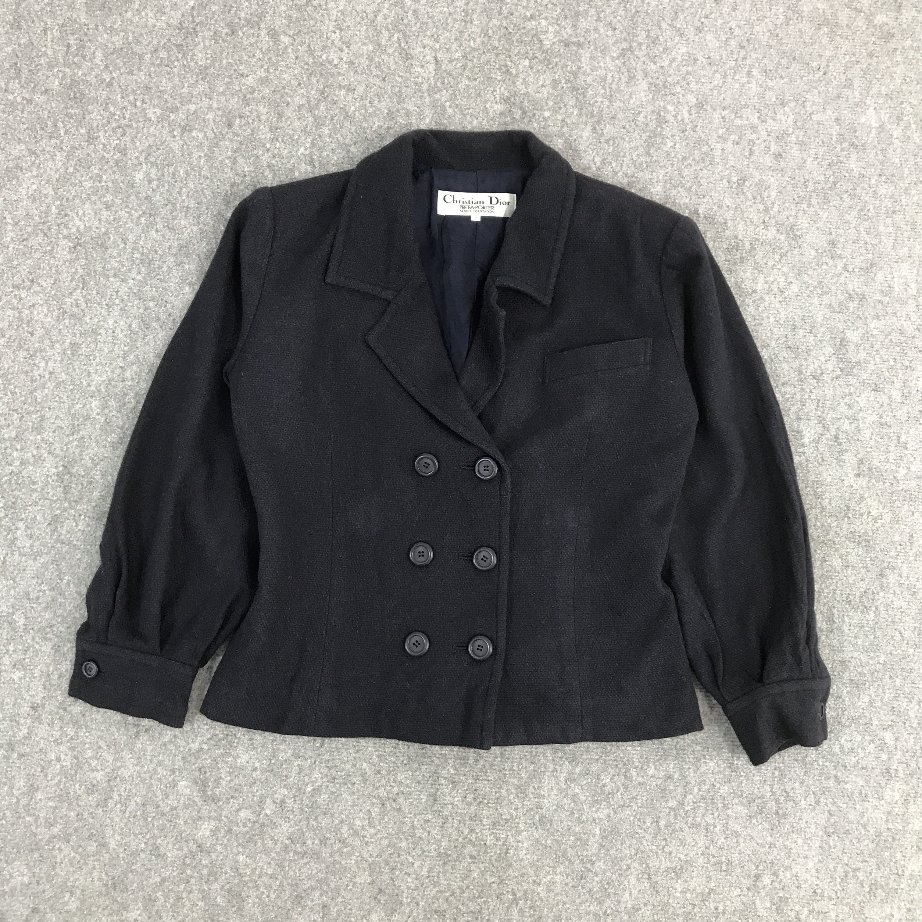 Christian Dior Monsieur × Vintage CHRISTIAN DIOR WOOL COAT JACKET Size US M / EU 48-50 / 2 - 1 Thumbnail