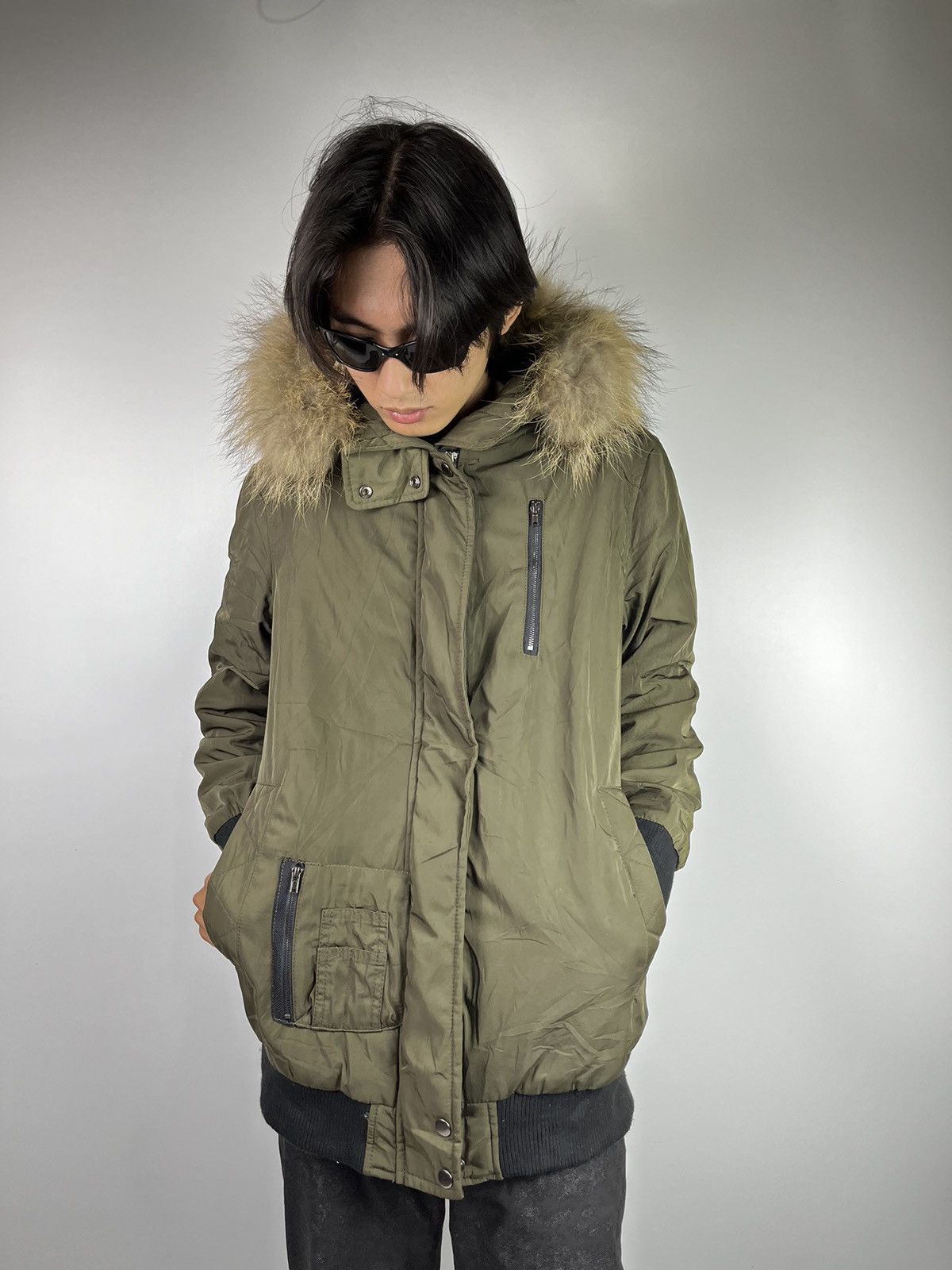 If Six Was Nine × Japanese Brand × Le Grande Bleu (L.G.B.) Fur bono jacket bliatorm ifsixwasnine vkei style Size US L / EU 52-54 / 3 - 14 Thumbnail