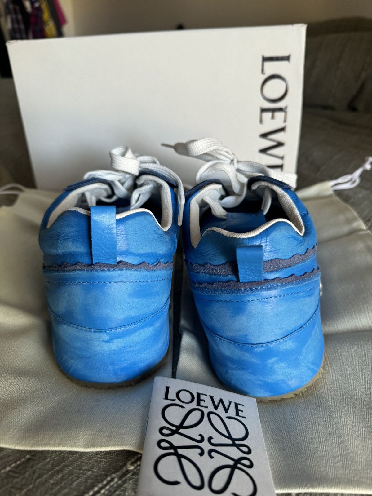Loewe Loewe Deconstructed Sneaker blue Size US 9 / EU 42 - 3 Thumbnail