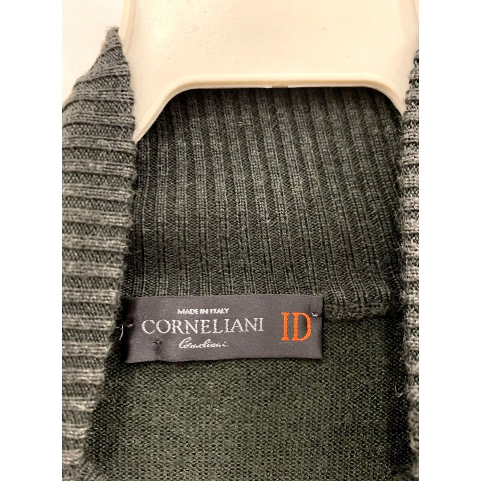 Corneliani Corneliani ID Cardigan Sweater Men M Green Wool Silk Linen Full Button #rm Size US M / EU 48-50 / 2 - 3 Thumbnail