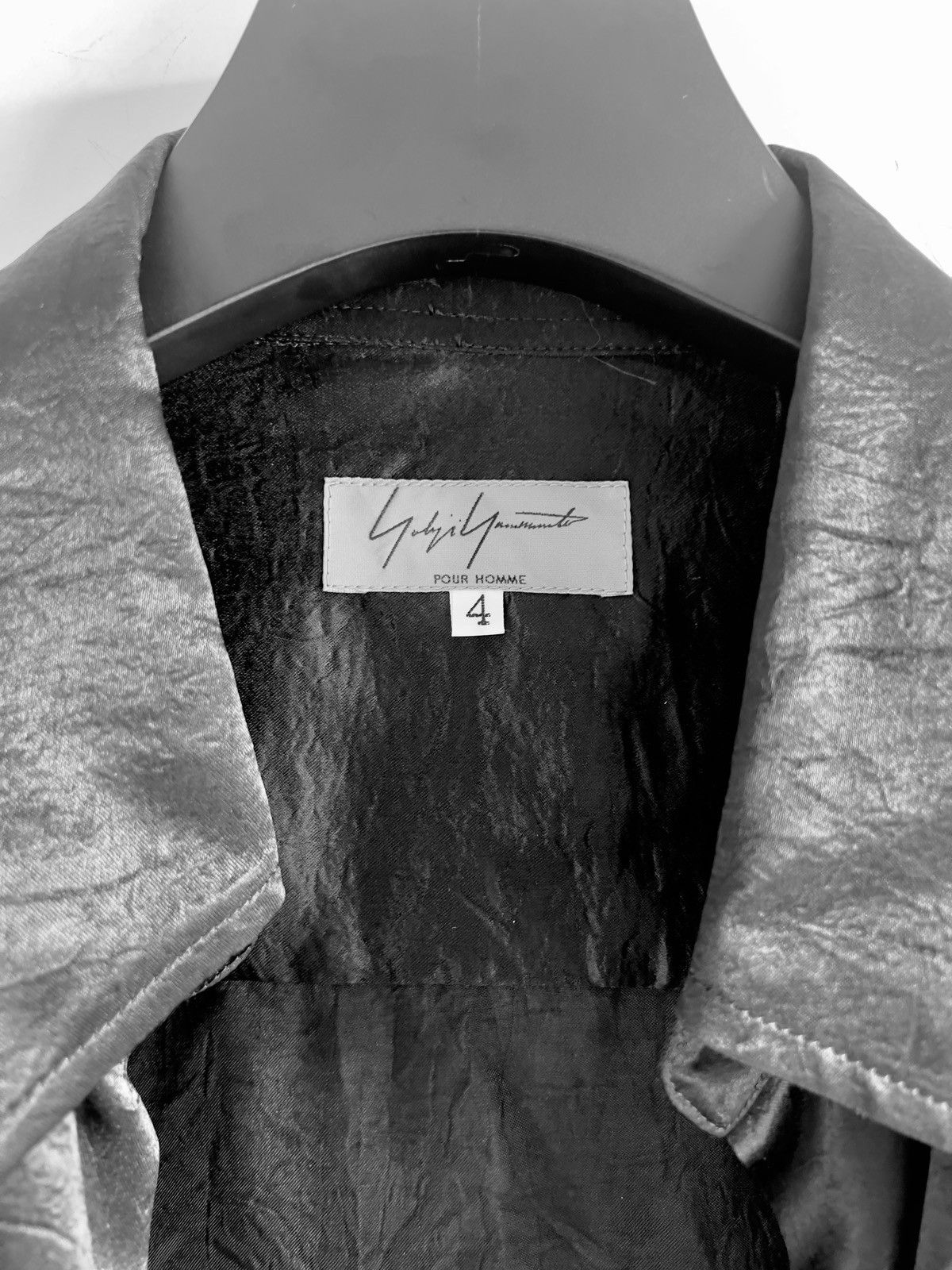 Yohji Yamamoto Yohji Yamamoto Pour Homme ACETATE SHORT SLEEVE SHIRT BLOUSE Size US XL / EU 56 / 4 - 4 Thumbnail