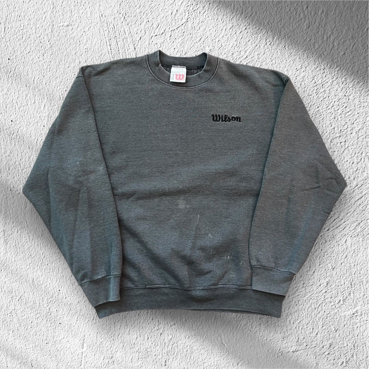 Wilson Vintage Wilson Black & Grey Crewneck Sweatshirt – Large Size US L / EU 52-54 / 3 - 1 Thumbnail