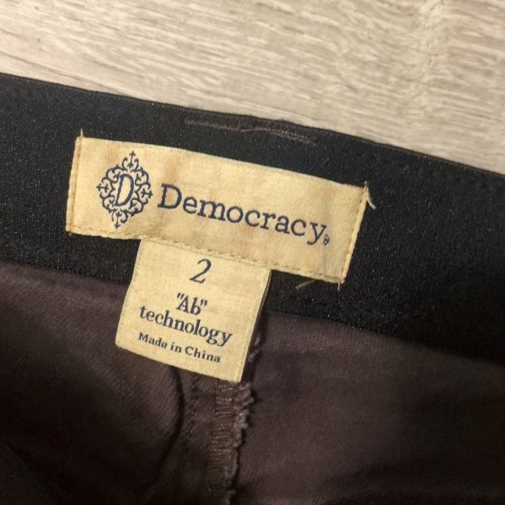 Other Democracy grayish black fringe jeans size 2 Size 26" / US 2 / IT 38 - 3 Thumbnail