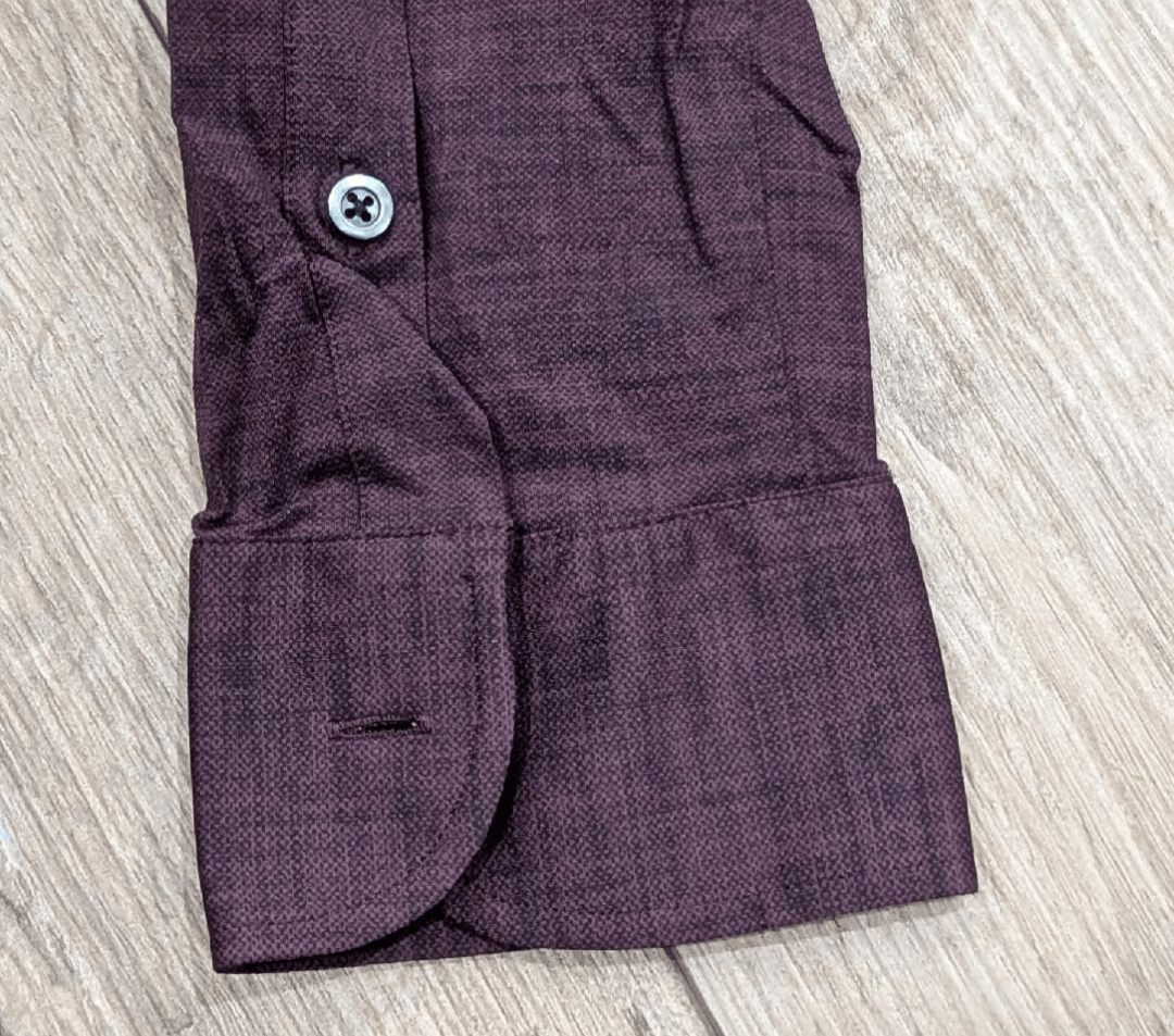 Emporio Armani Emporio Armani Stretch LS Button Up Shirt Dark Red Large Size US L / EU 52-54 / 3 - 5 Thumbnail