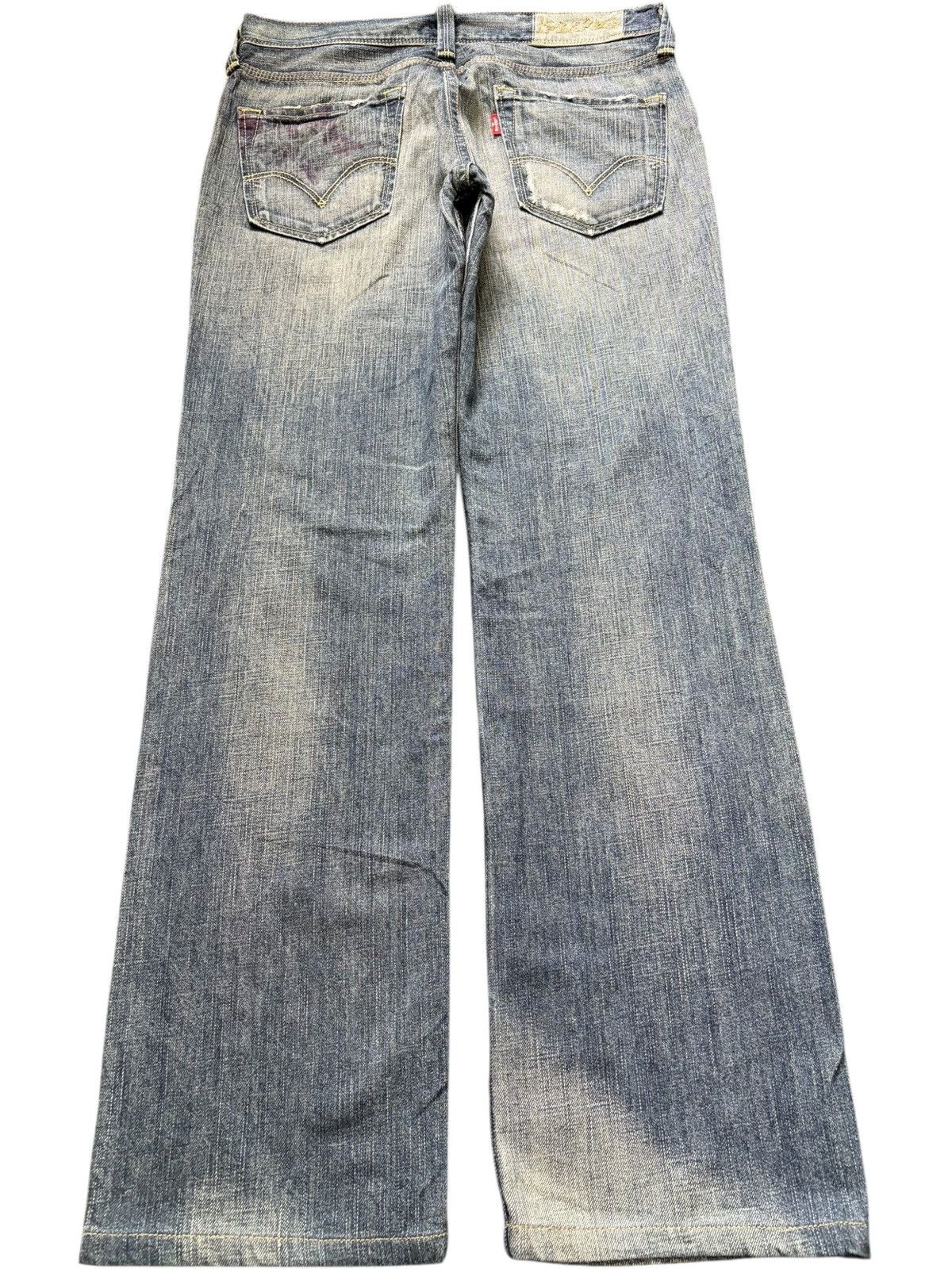 Levi's Vintage 90s Levis 903 Rusty Wash Distressed Jeans Size 30" / US 8 / IT 44 - 2 Thumbnail