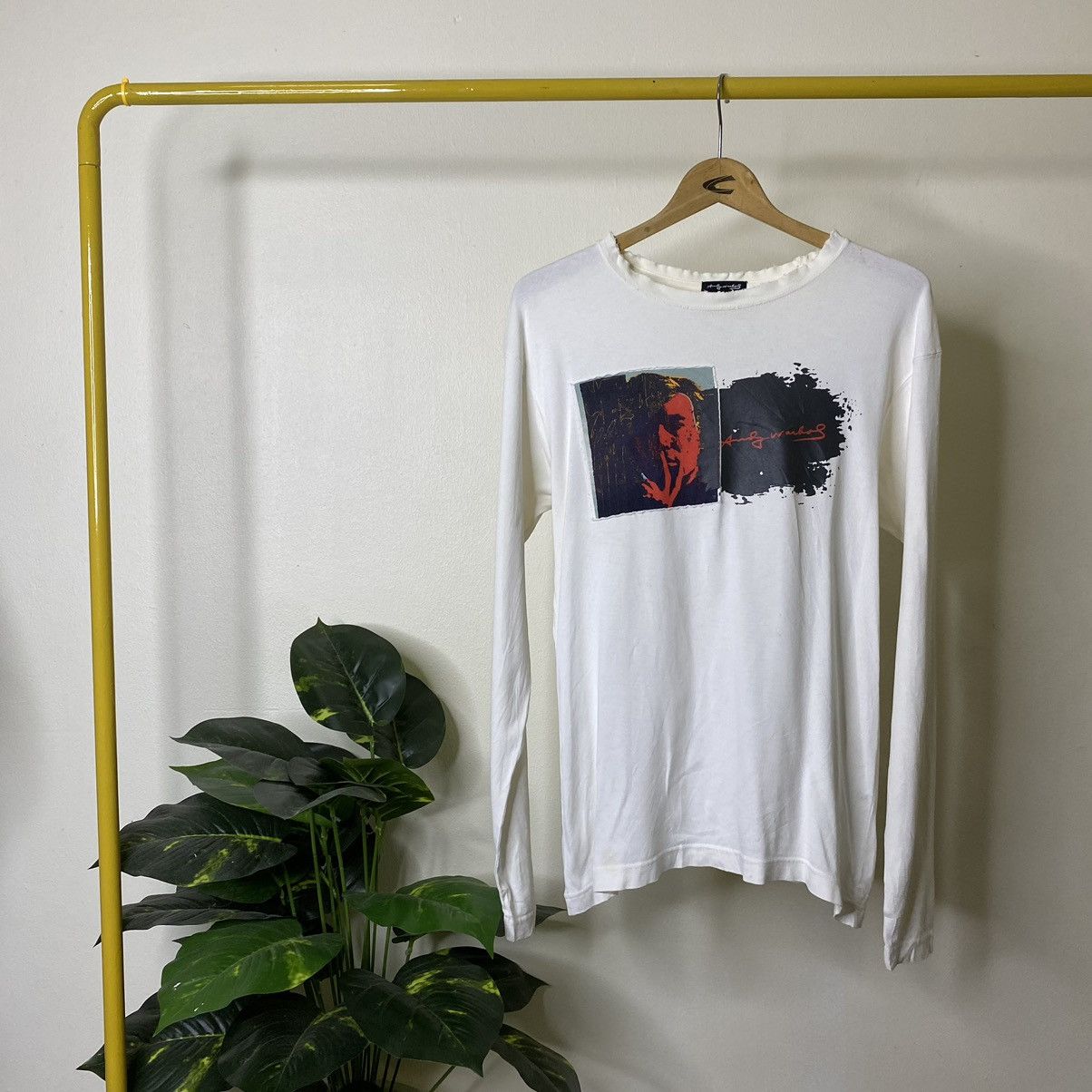 Andy Warhol × Vintage Vintage Andy Warhol Pop Art LS T Shirt Size US M / EU 48-50 / 2 - 1 Thumbnail