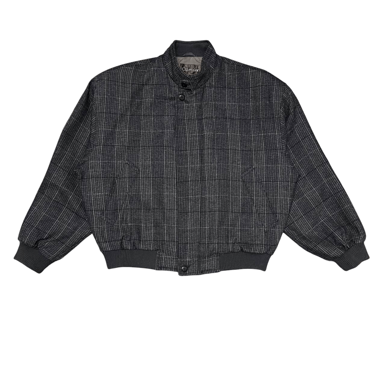 Calvin Klein Vintage CK Calvin Klein Wool Bomber Jacket Size US L / EU 52-54 / 3 - 1 Thumbnail