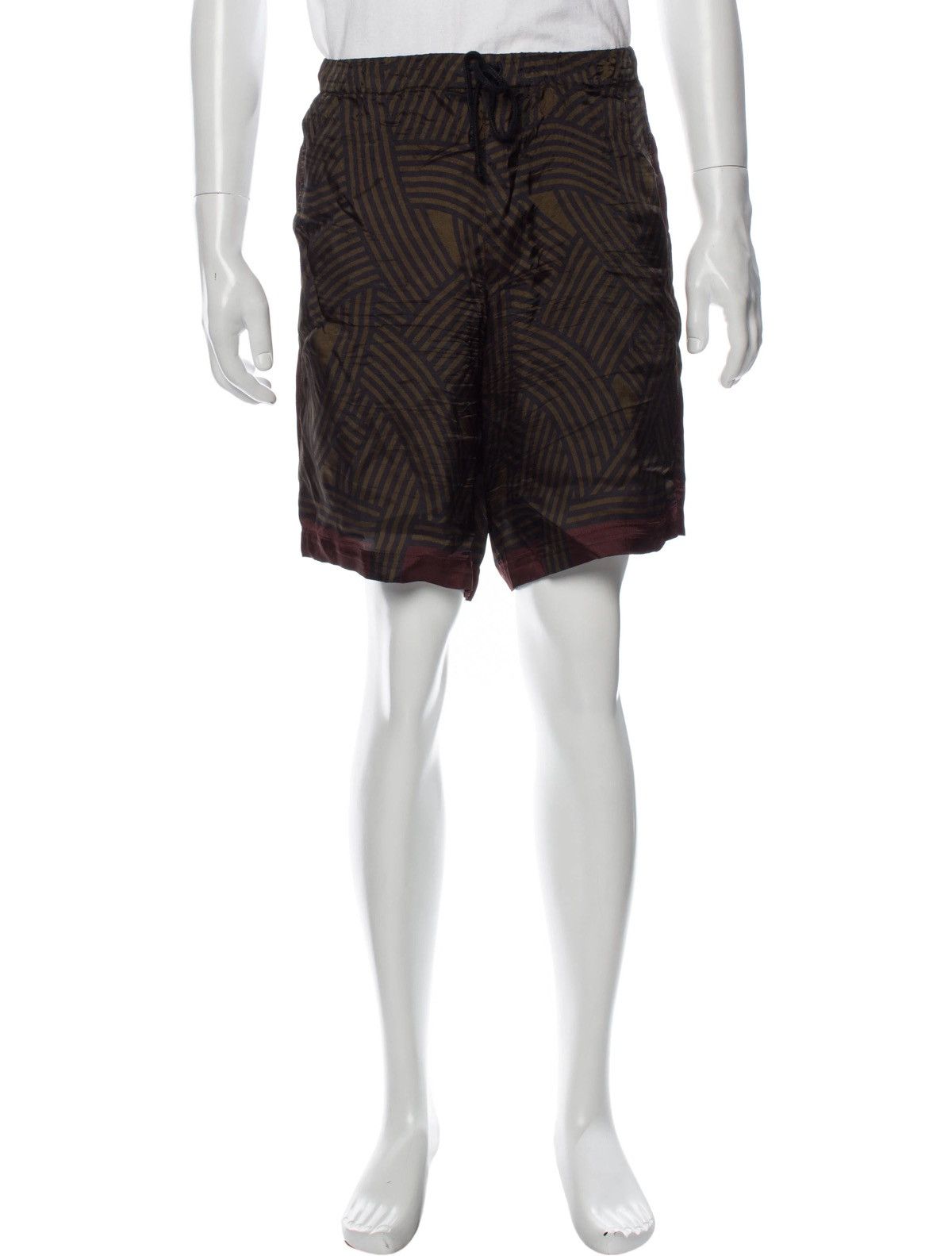 Dries Van Noten Dries Van Noten Piper Printed Shorts Size 44 Viscose Size US 29 - 6 Thumbnail