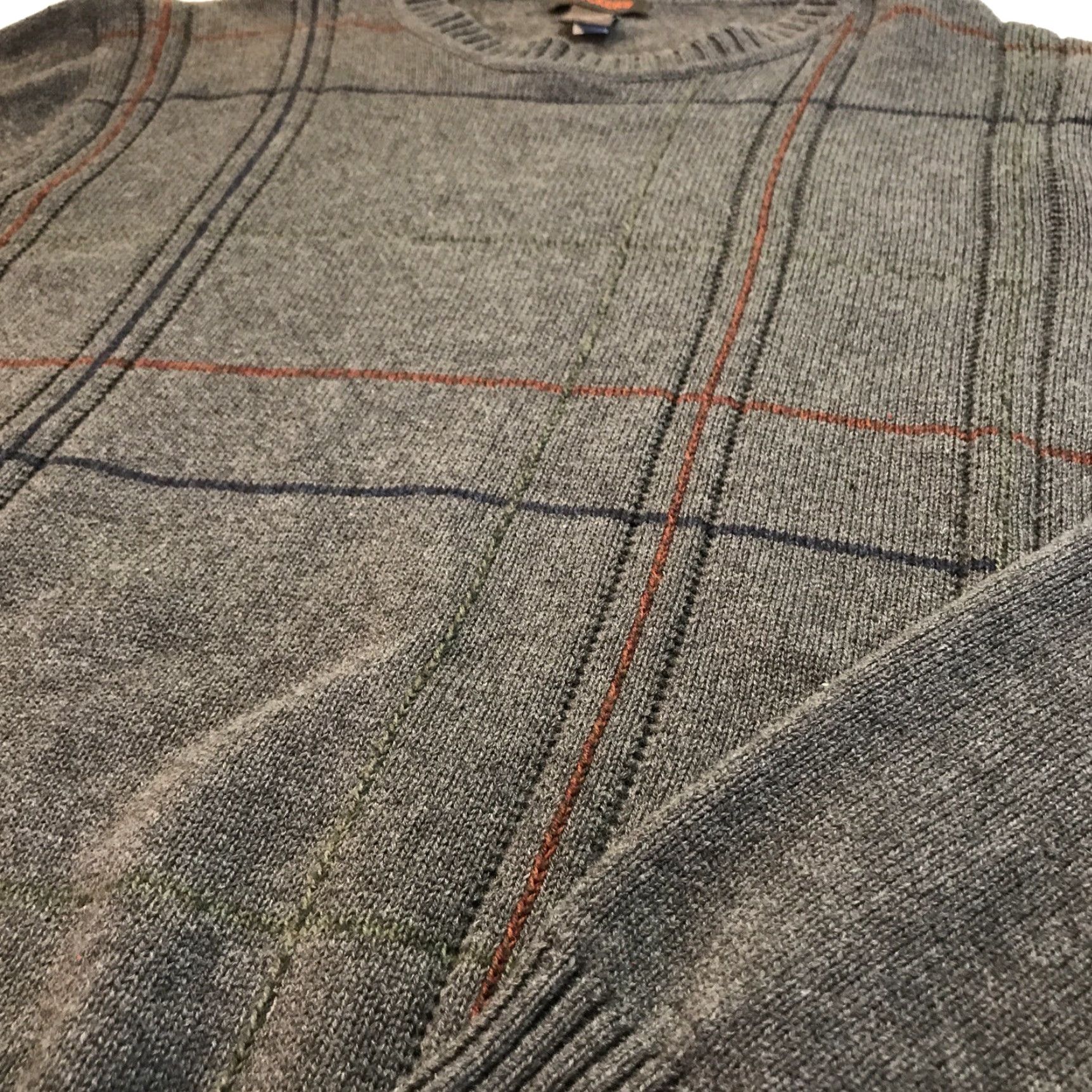 Dockers DOCKERS Mens Sweater Long Sleeve Crewneck Pullover Shirt Gray L Geometric Knit Multicolor Cotton Logo Casual Classic Hipster Modern Preppy Golf Size US L / EU 52-54 / 3 - 3 Thumbnail