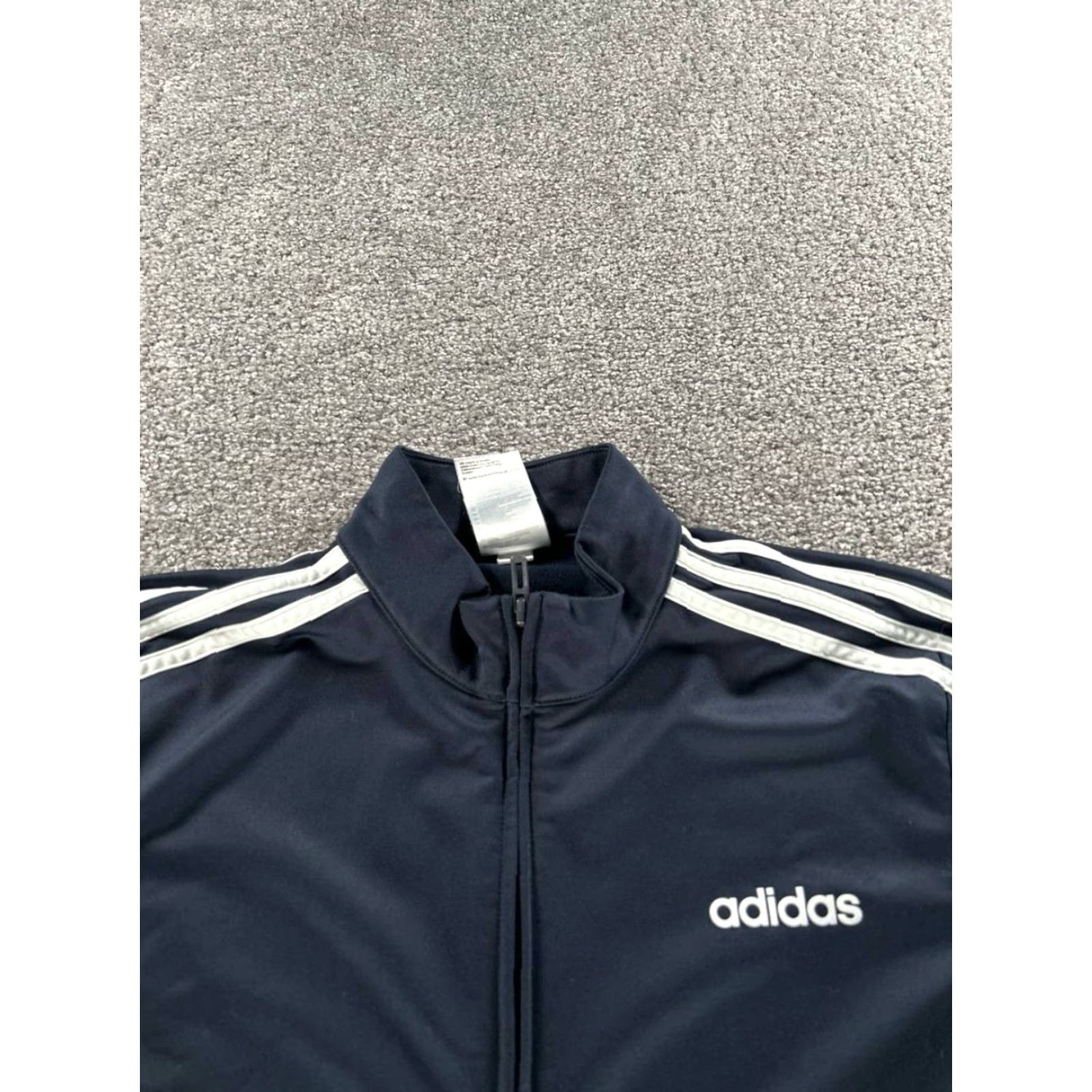 Adidas Adidas Track Jacket Mens Medium Blue Running Full Zip Size US M / EU 48-50 / 2 - 2 Thumbnail