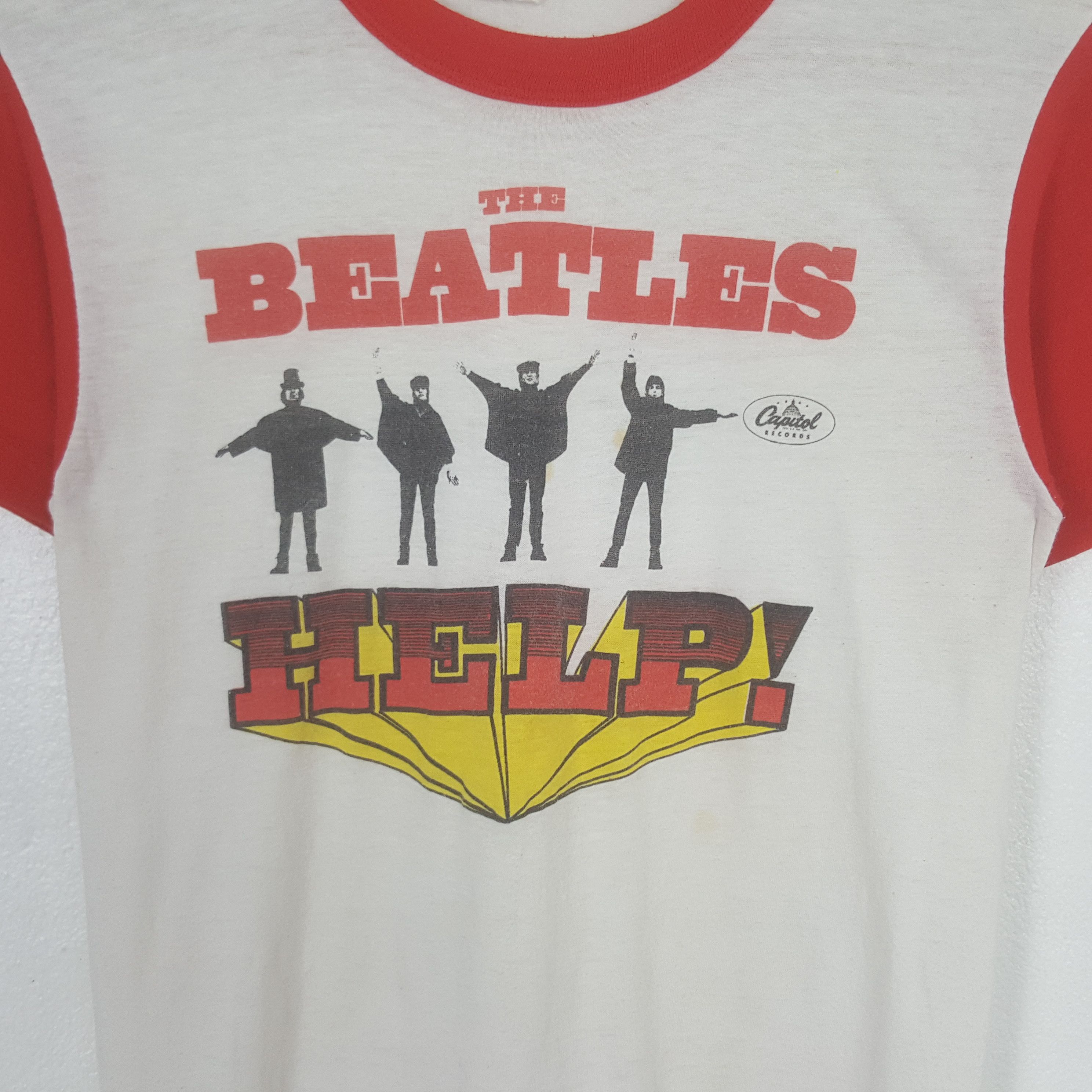 Band Tees Vintage The Beatles American Rock Band Tshirt C319N16 Size US XS / EU 42 / 0 - 2 Thumbnail