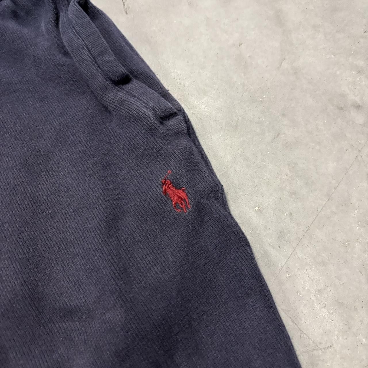 Polo Ralph Lauren × Vintage Crazy Vintage Y2K/2000s Baggy Navy Blue Polo Ralph Lauren Skater Essential Sweatpants! Size US 32 / EU 48 - 5 Thumbnail