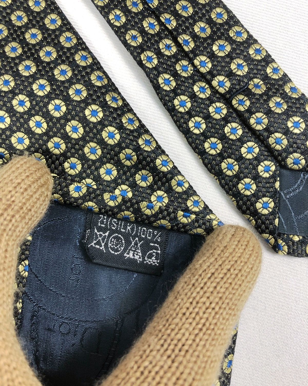 Christian Dior Monsieur Rare Vintage Christian Dior Monsieur Silk Tie Size ONE SIZE - 10 Thumbnail