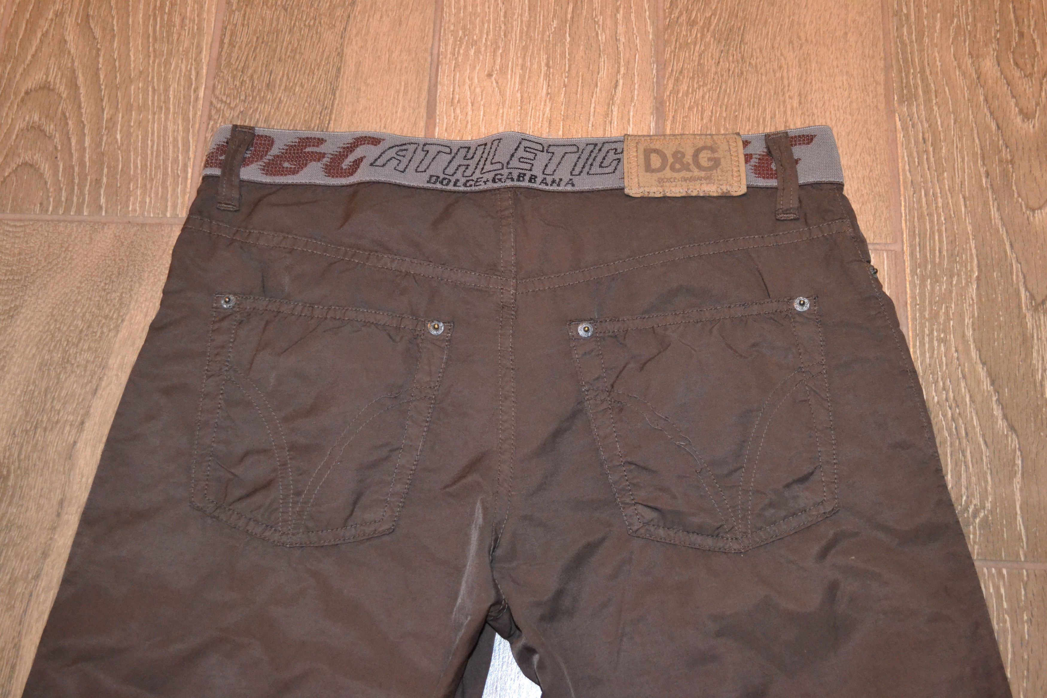 Dolce & Gabbana Vintage D&G Dolce Gabbana Brown Pants W32 M / L – Y2K Style Size 32" / US 10 / IT 46 - 7 Thumbnail