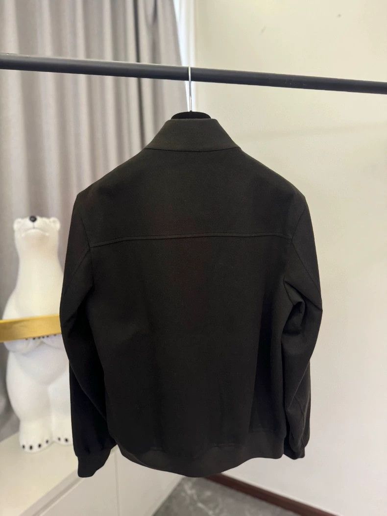 Loro Piana LORO PIANA A dark green baseball collar jacket for men in Size US S / EU 44-46 / 1 - 6 Thumbnail