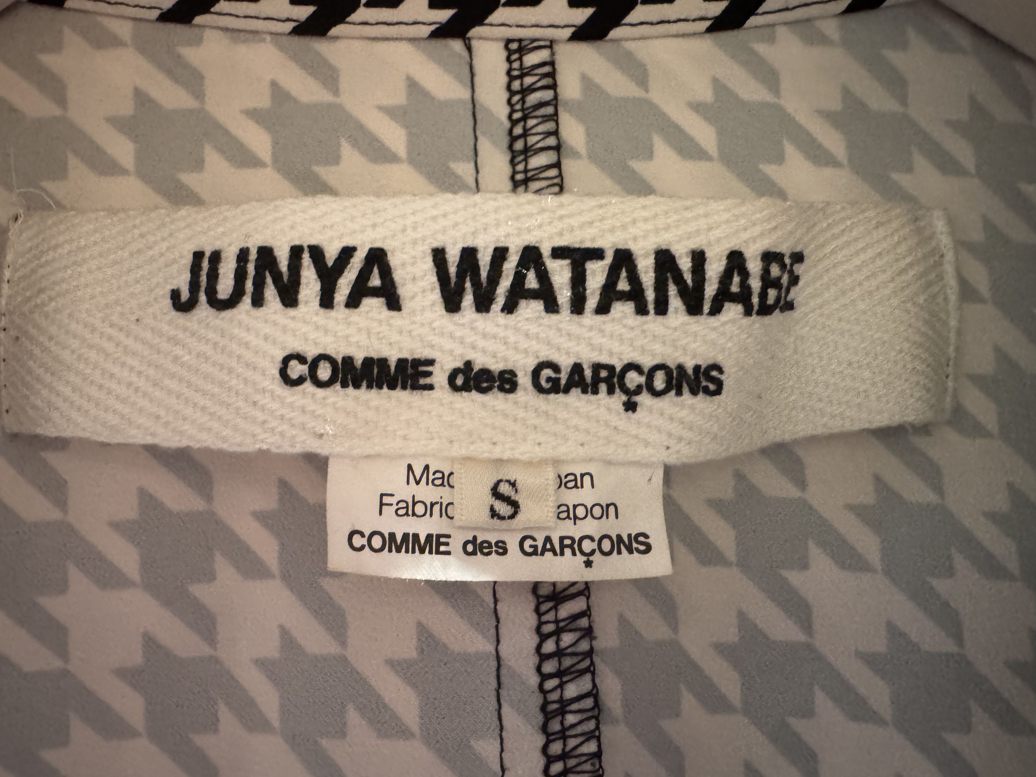 Junya Watanabe Junya Watanabe Houndstooth Short Trench (Size S) Size S / US 4 / IT 40 - 5 Thumbnail