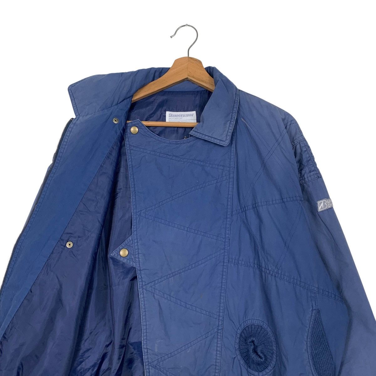 Vintage Vintage 90's BRIDGESTONE Motorsport Jacket #2440-C109 Size US L / EU 52-54 / 3 - 10 Thumbnail