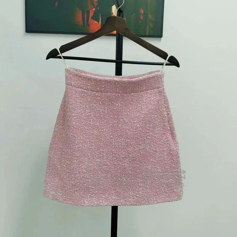 Miu Miu Miu Miu Pink A-Line Skirt Size M . Size 28" / US 6 / IT 42 - 1 Thumbnail