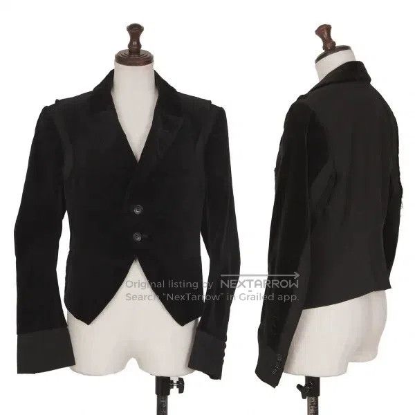Comme des Garcons Comme Des Garcons Black Vintage Velvet Patchwork Top Size S / US 4 / IT 40 - 1 Thumbnail