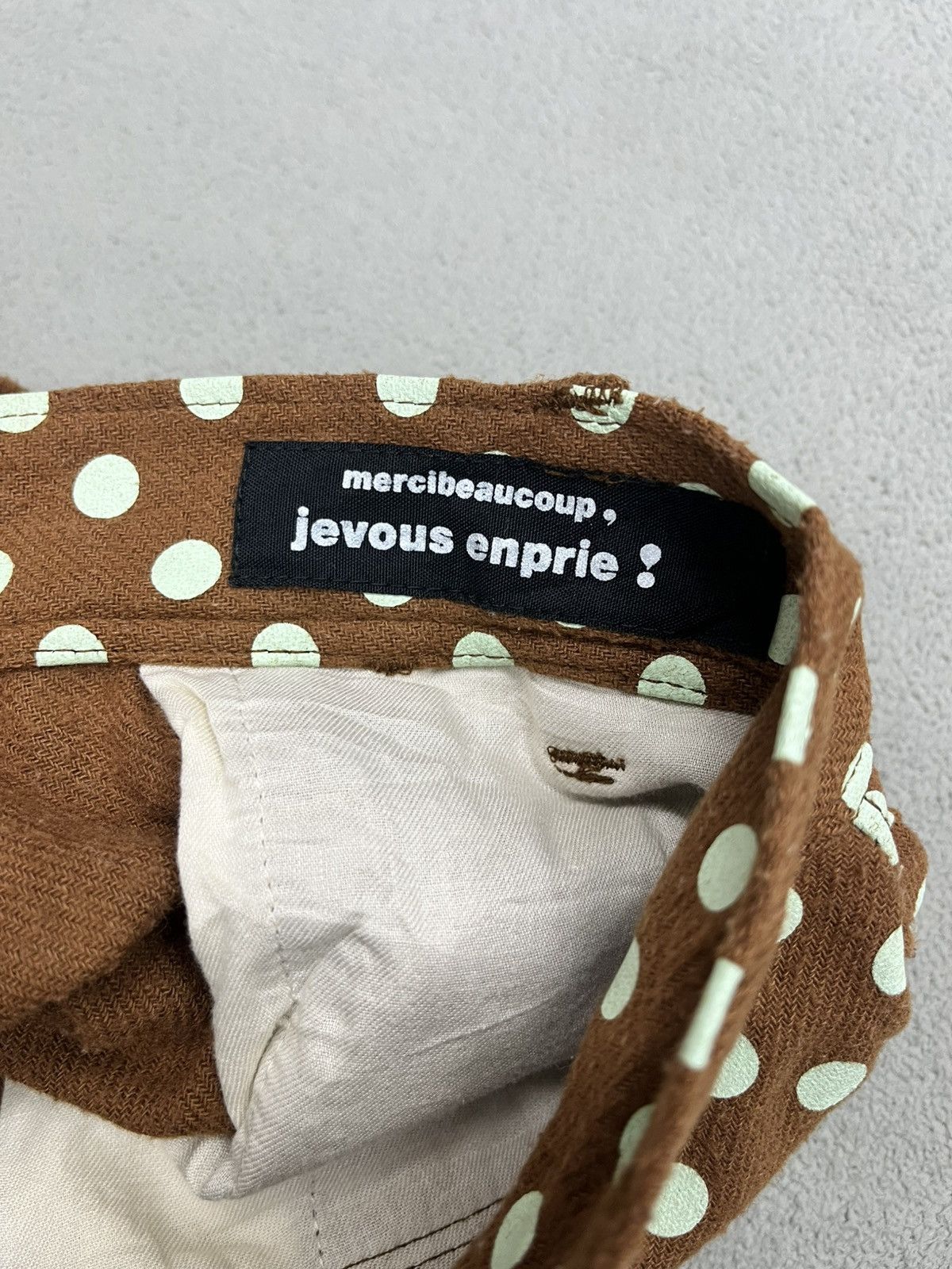 mercibeaucoup ARCHIVE🔥🔥🔥VTG MERCIBEAUCOUP POLKA DOT REVERSE POCKET PANT Size 28" / US 6 / IT 42 - 8 Thumbnail