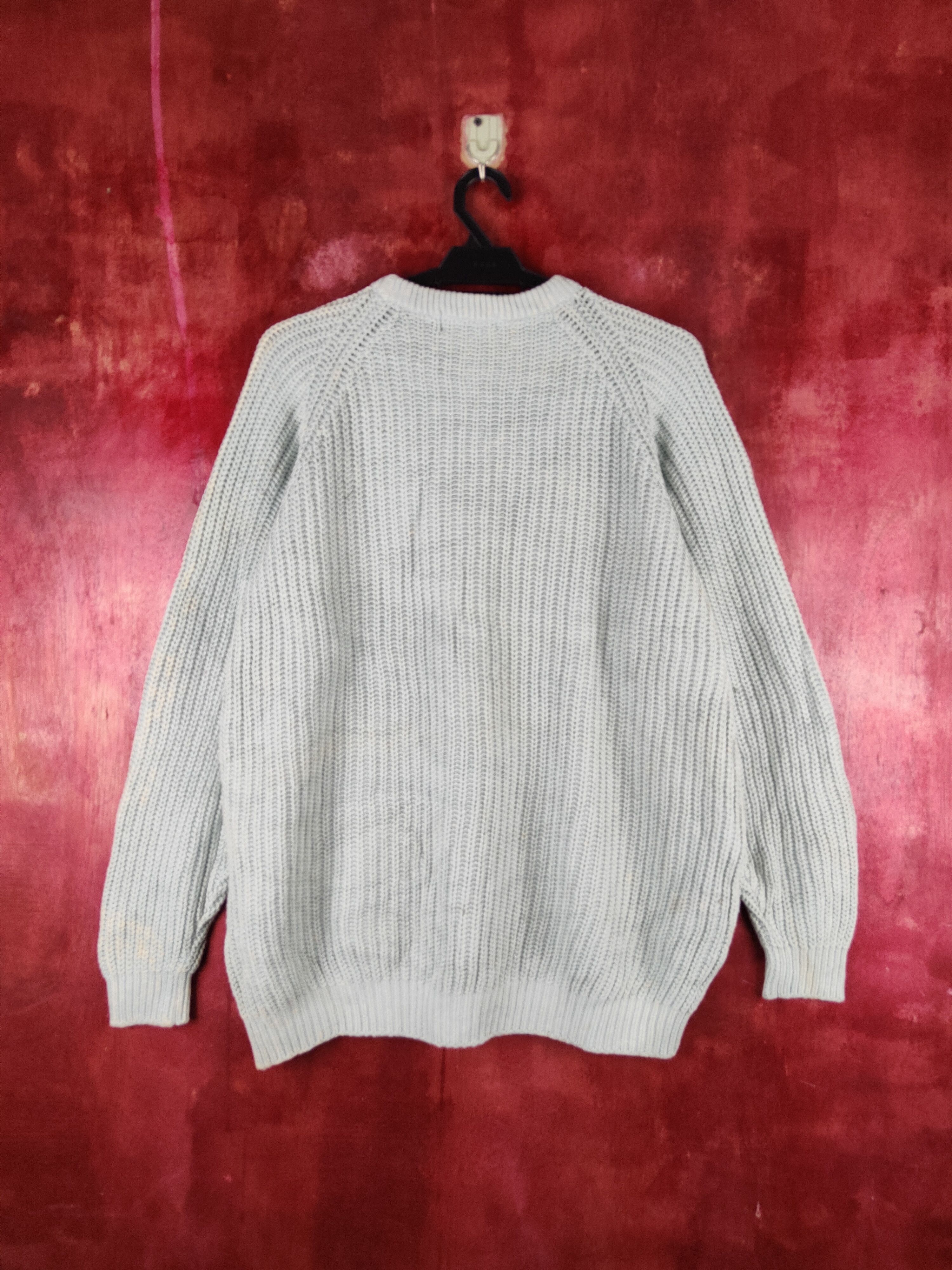 Homespun Knitwear × Japanese Brand × Vintage Wonder Stafe Blue Faded Knitwear Sweatshirts #S2373 Size XL / US 12-14 / IT 48-50 - 7 Thumbnail