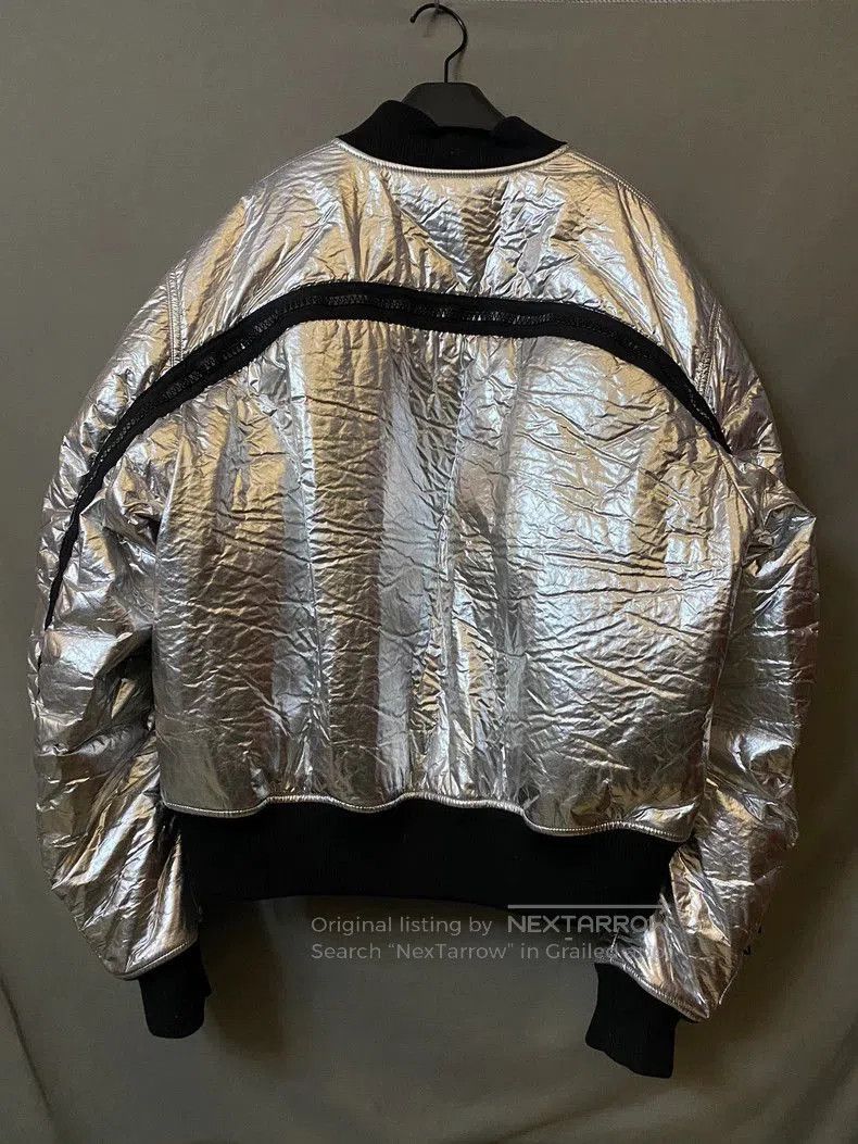Dries Van Noten Dries Van Noten Silver Bomber Jacket. Size US M / EU 48-50 / 2 - 1 Thumbnail