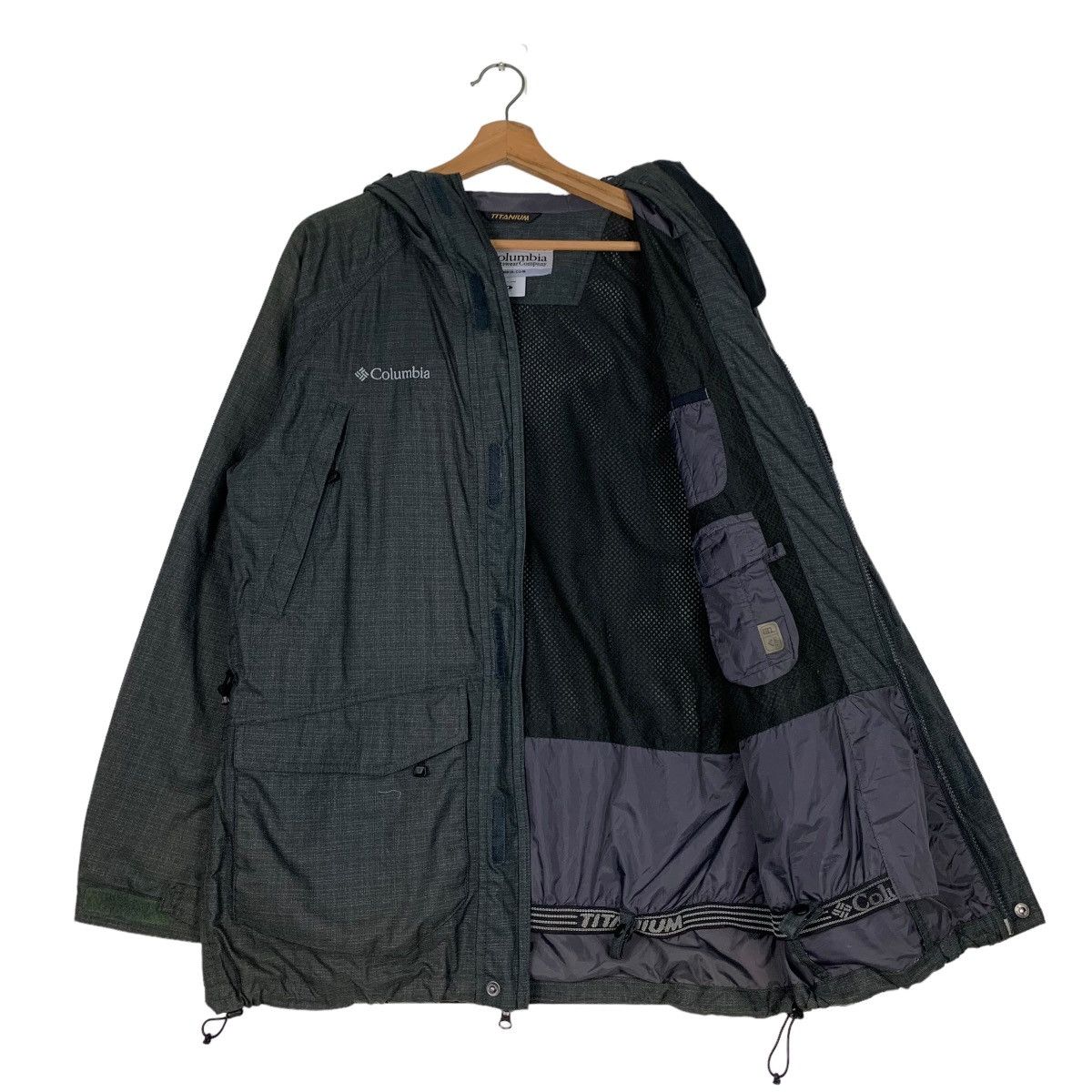 Columbia COLUMBIA Titanium Omni Tech Fur Hoodie Jacket #0460-C21 Size US M / EU 48-50 / 2 - 9 Thumbnail