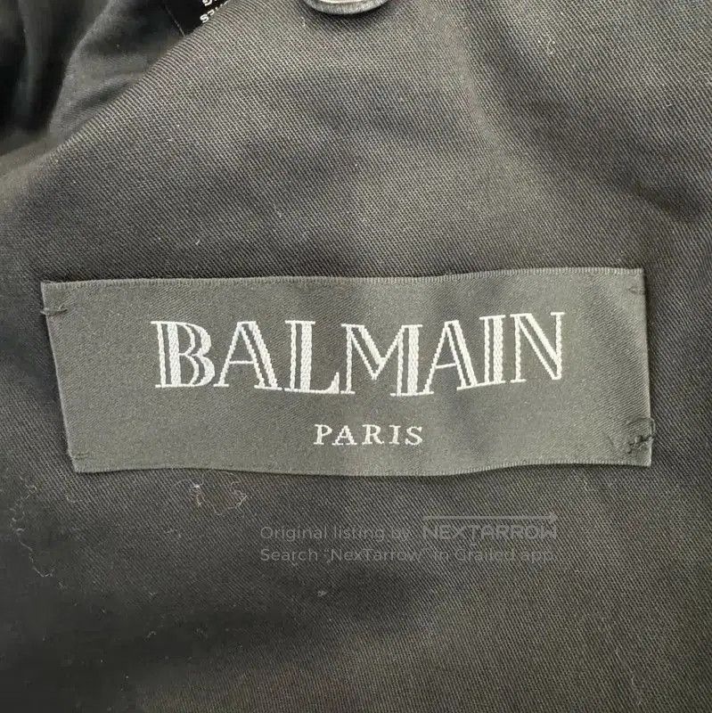 Balmain Balmain Men's Blue Cotton Coat . Size US S / EU 44-46 / 1 - 7 Thumbnail