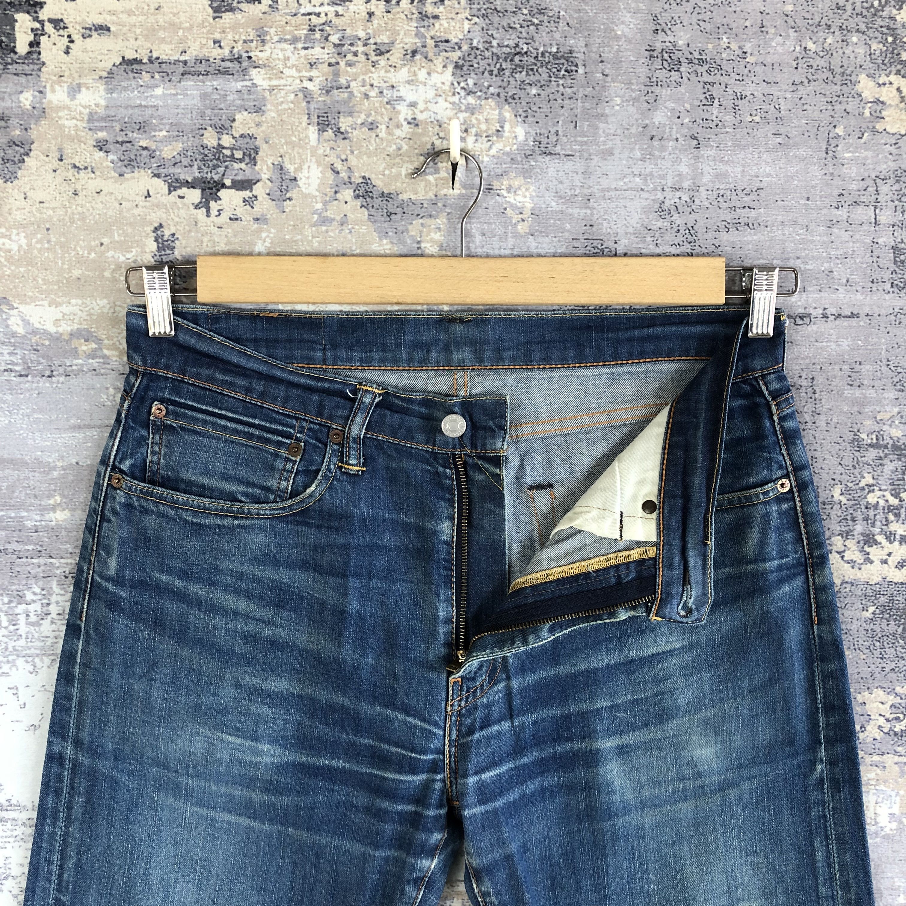 Levi's Vintage Y2K Levis Skinny Jeans Levi's Slim Distressed Denim Size US 34 / EU 50 - 6 Thumbnail