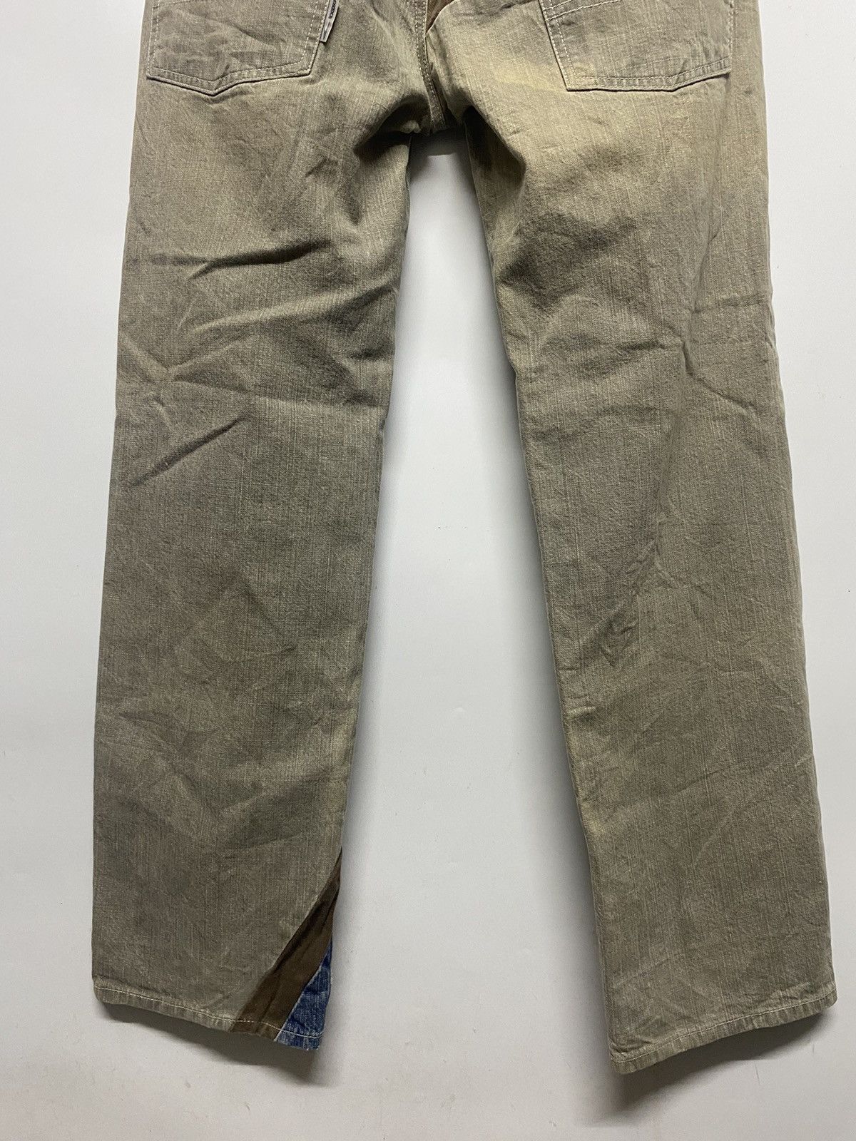 Japanese Brand Monitor Graphic Design Wear Denim Patches Jeans Pants Size US 30 / EU 46 - 6 Thumbnail
