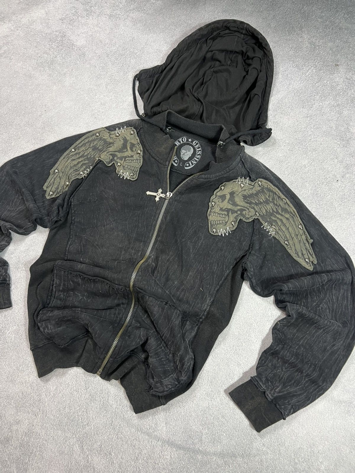 If Six Was Nine 🖤VTG CRAZY🔥 AFFLICTION RICK OWENS HYSTERIC GLAMOUR STYLE JAC Size US L / EU 52-54 / 3 - 7 Thumbnail