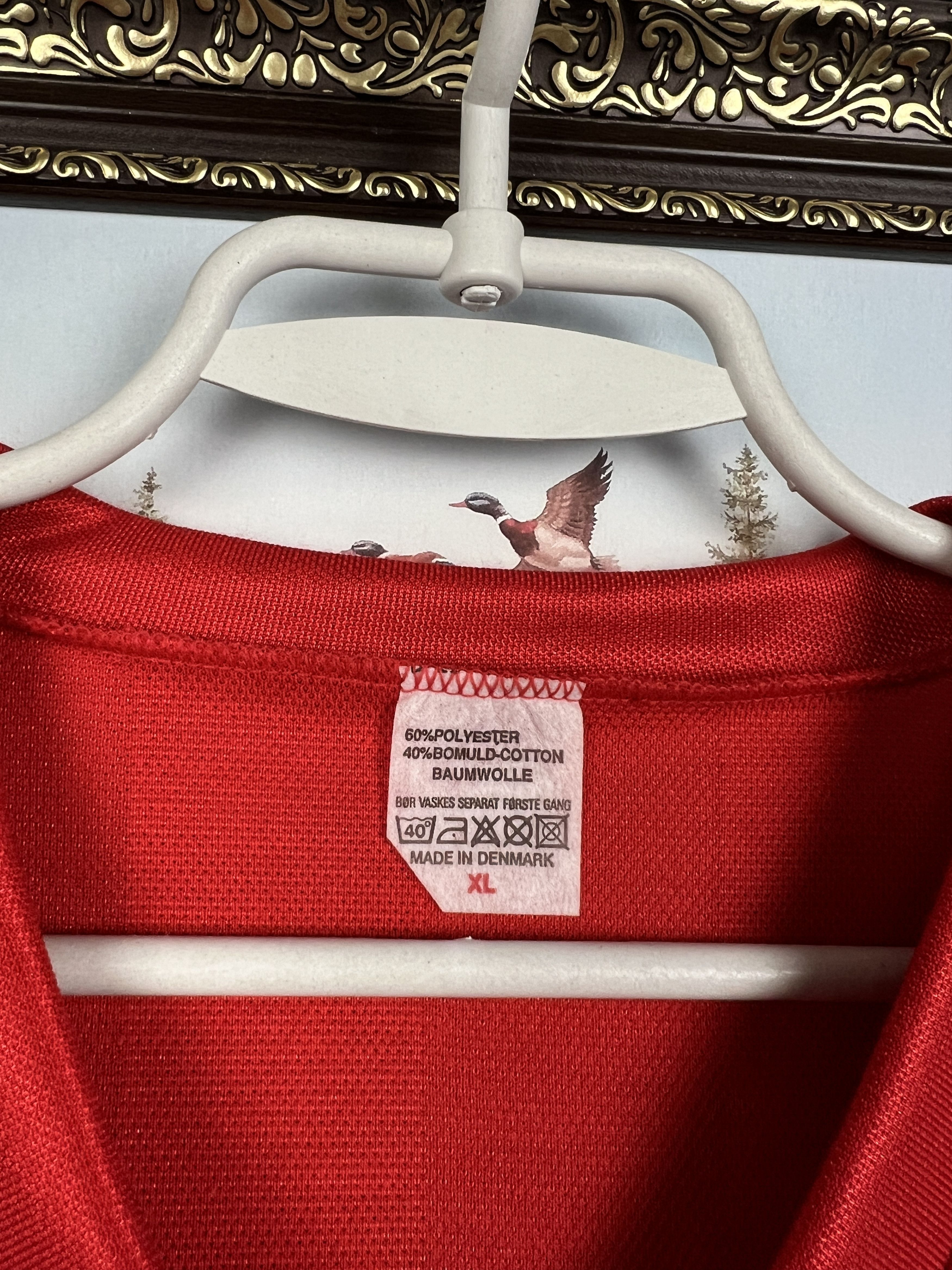 Vintage Denmark Football Template Shirt Long Sleeve Jersey Trikot Size US L / EU 52-54 / 3 - 5 Thumbnail