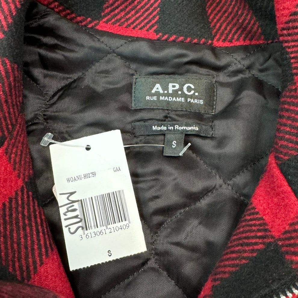 A.P.C. NWT A.P.C. Ian Buffalo Plaid Wool Blouson Zippered Jacket Size US S / EU 44-46 / 1 - 3 Thumbnail