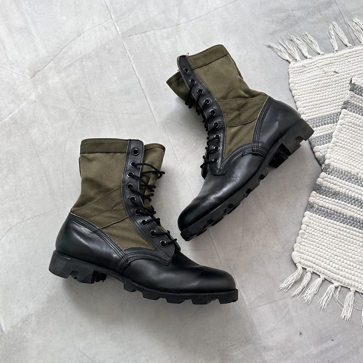 Dirk Bikkembergs Vintage Ro Search Combat Military Jungle Boots Vietnam War Size US 8.5 / EU 41-42 - 3 Thumbnail