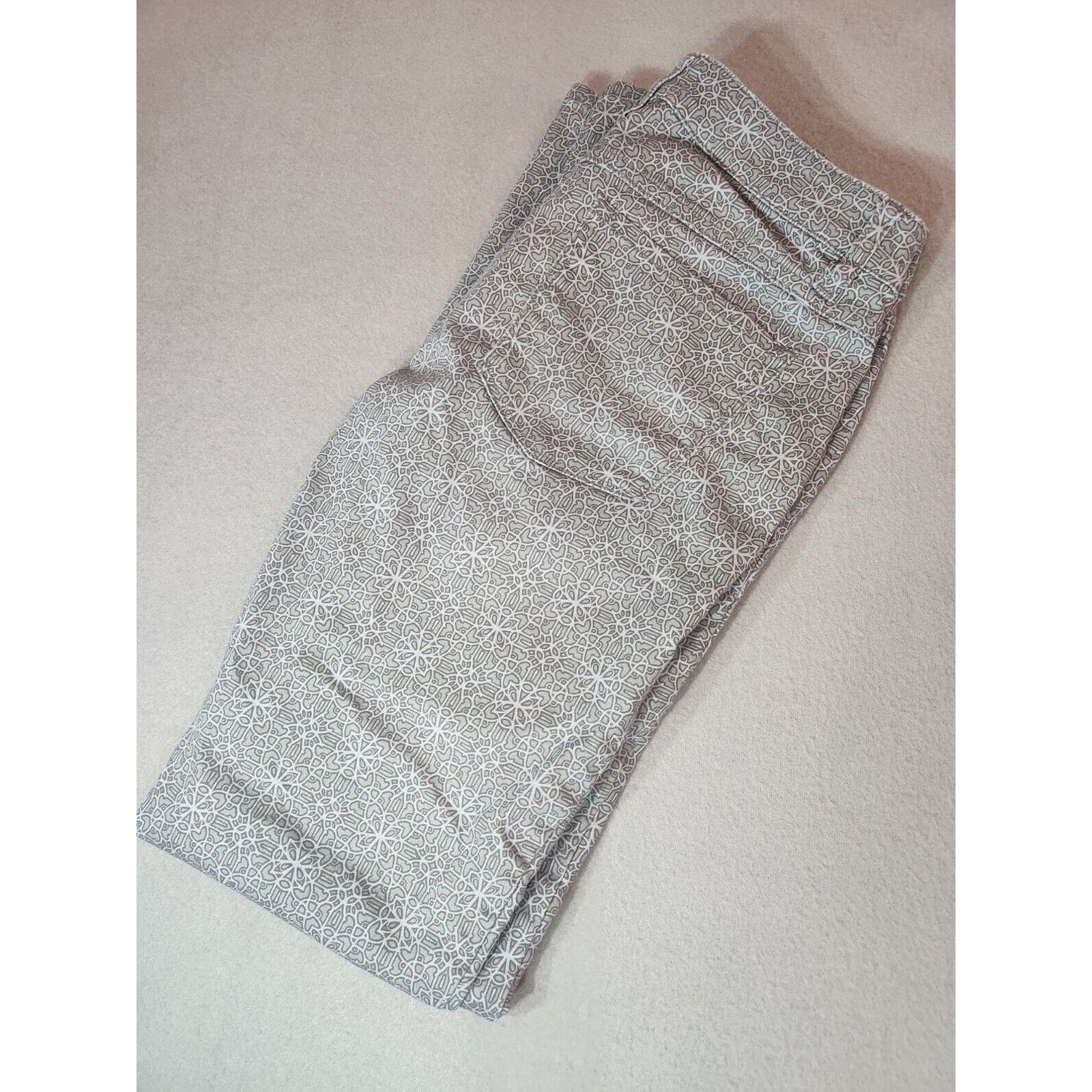 Prana PrAna Kara Jeans Organic Cotton Silver Gray Straight Leg Size 28" / US 6 / IT 42 - 3 Thumbnail
