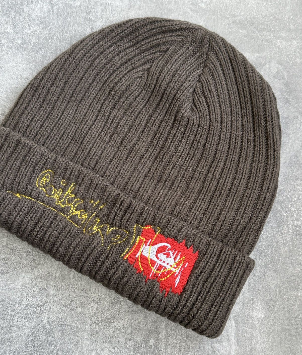 Quiksilver Vintage Quiksilver Grover Beanie Earth Brown Y2K Size ONE SIZE - 3 Thumbnail