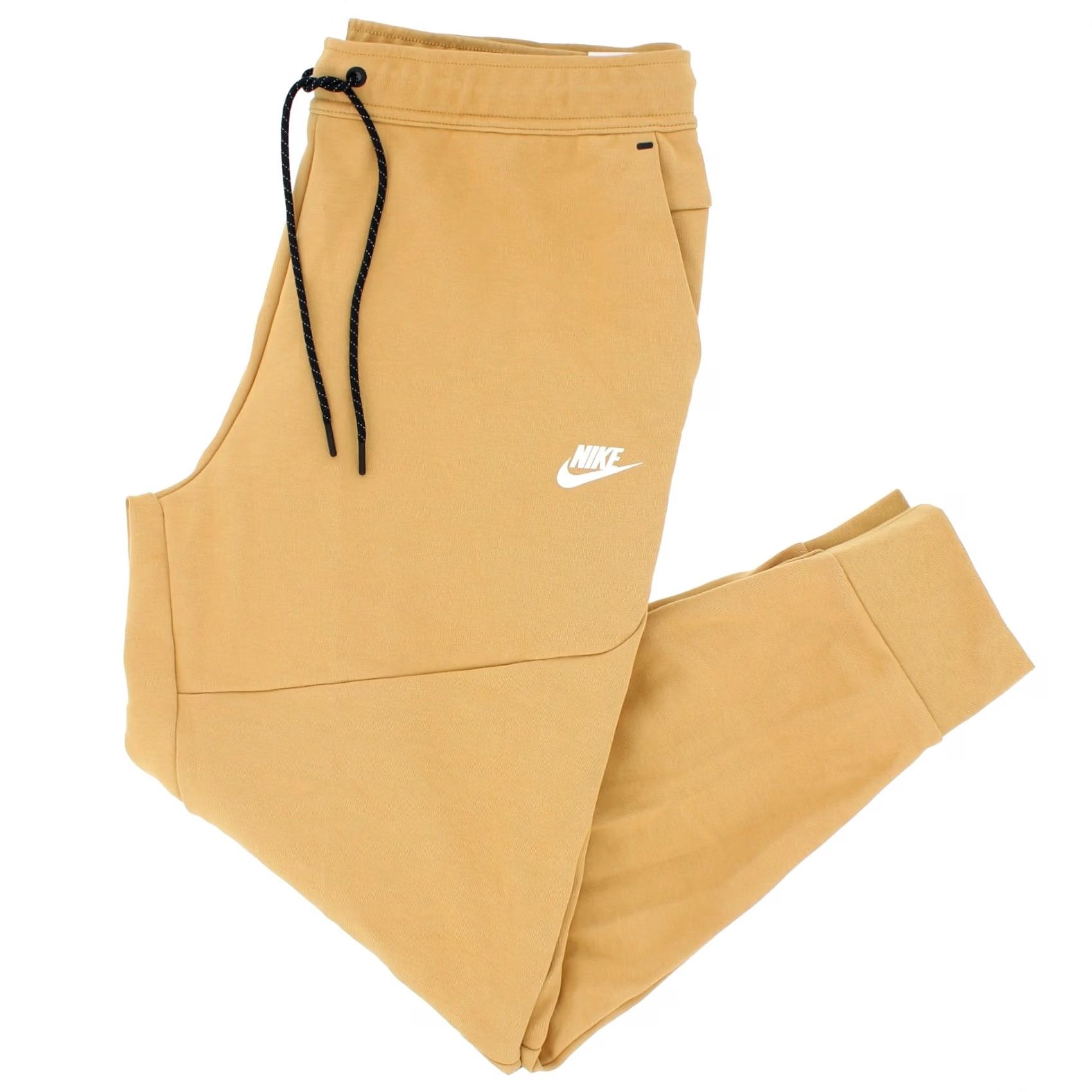 Nike Nike Men's Sweatpants Joggers Slim Fit Drawstring Pockets Tan XL Cotton Polyester Size US 36 / EU 52 - 5 Thumbnail