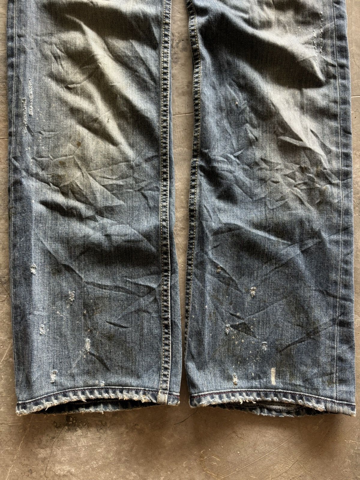 Diesel DIESEL distressed jeans rusty wash splatter punk grunge goth Size US 29 - 12 Thumbnail