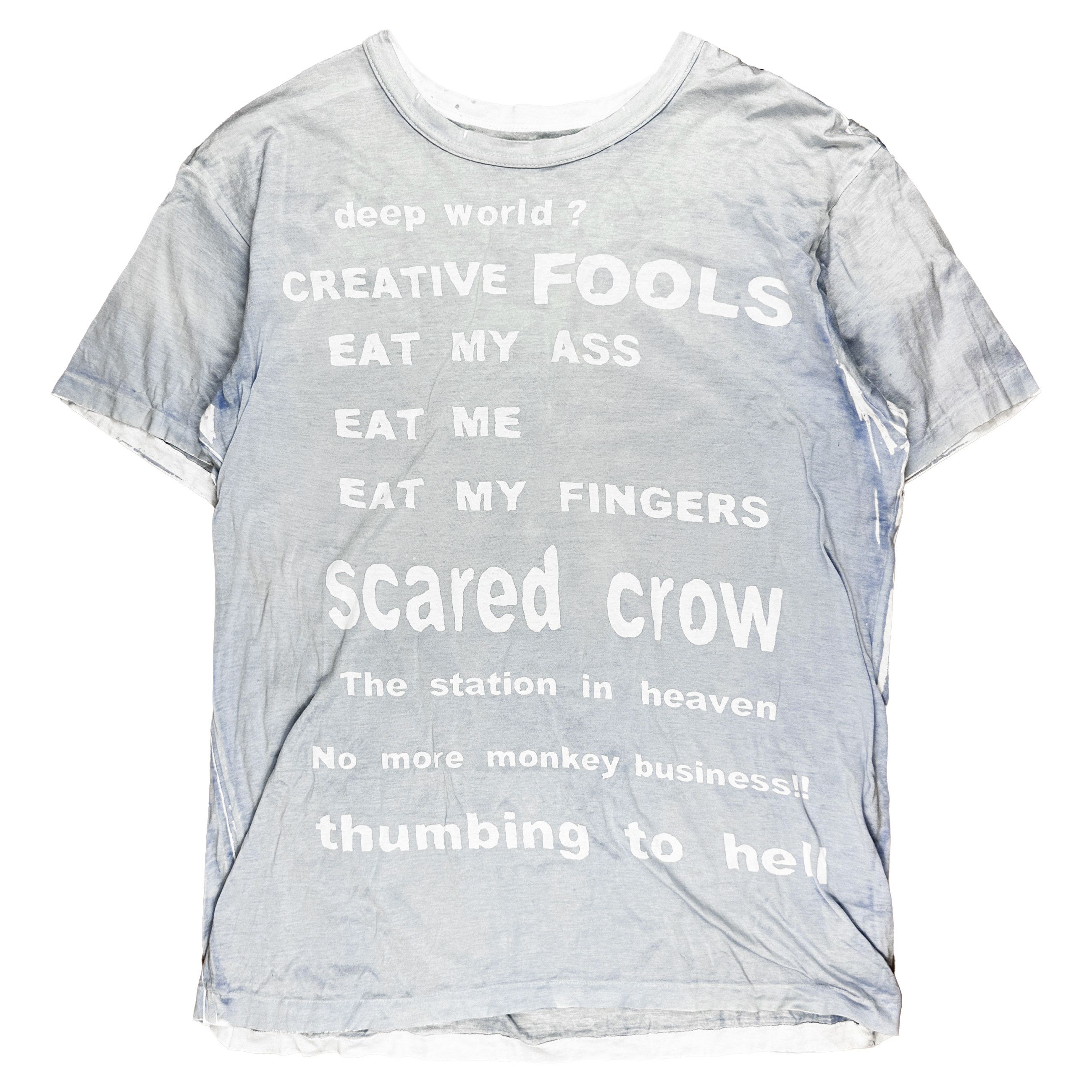 Yohji Yamamoto SS14 "Eat My Ass" Overdyed Tee Size US M / EU 48-50 / 2 - 1 Preview