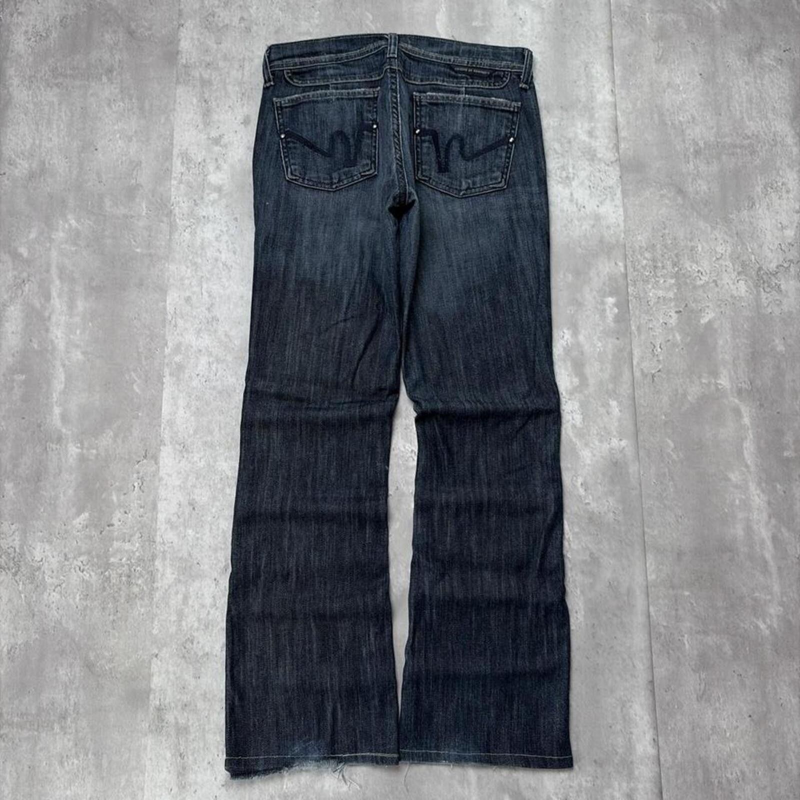 Citizens Of Humanity Y2K Citizens Of Humanity Grunge Gothic Bootcut Denim Jeans Size 27" / US 4 / IT 40 - 1 Thumbnail