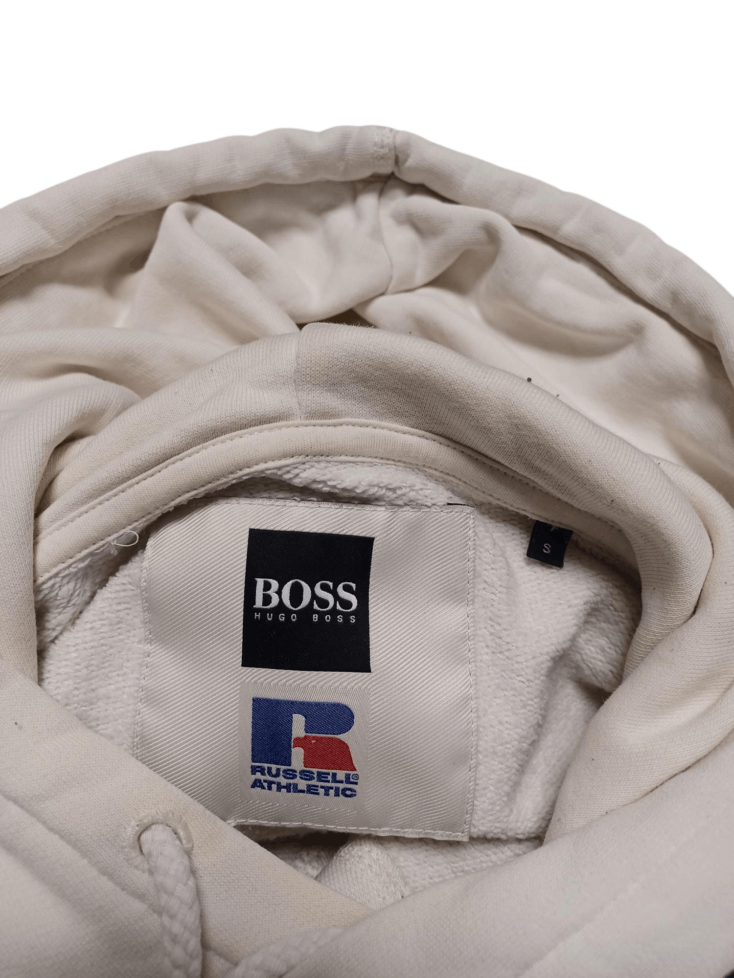 Russell Athletic RUSSELL ATHLETIC X HUGO BOSS EMBROIDERED LOGO HOODIE Size US L / EU 52-54 / 3 - 4 Thumbnail