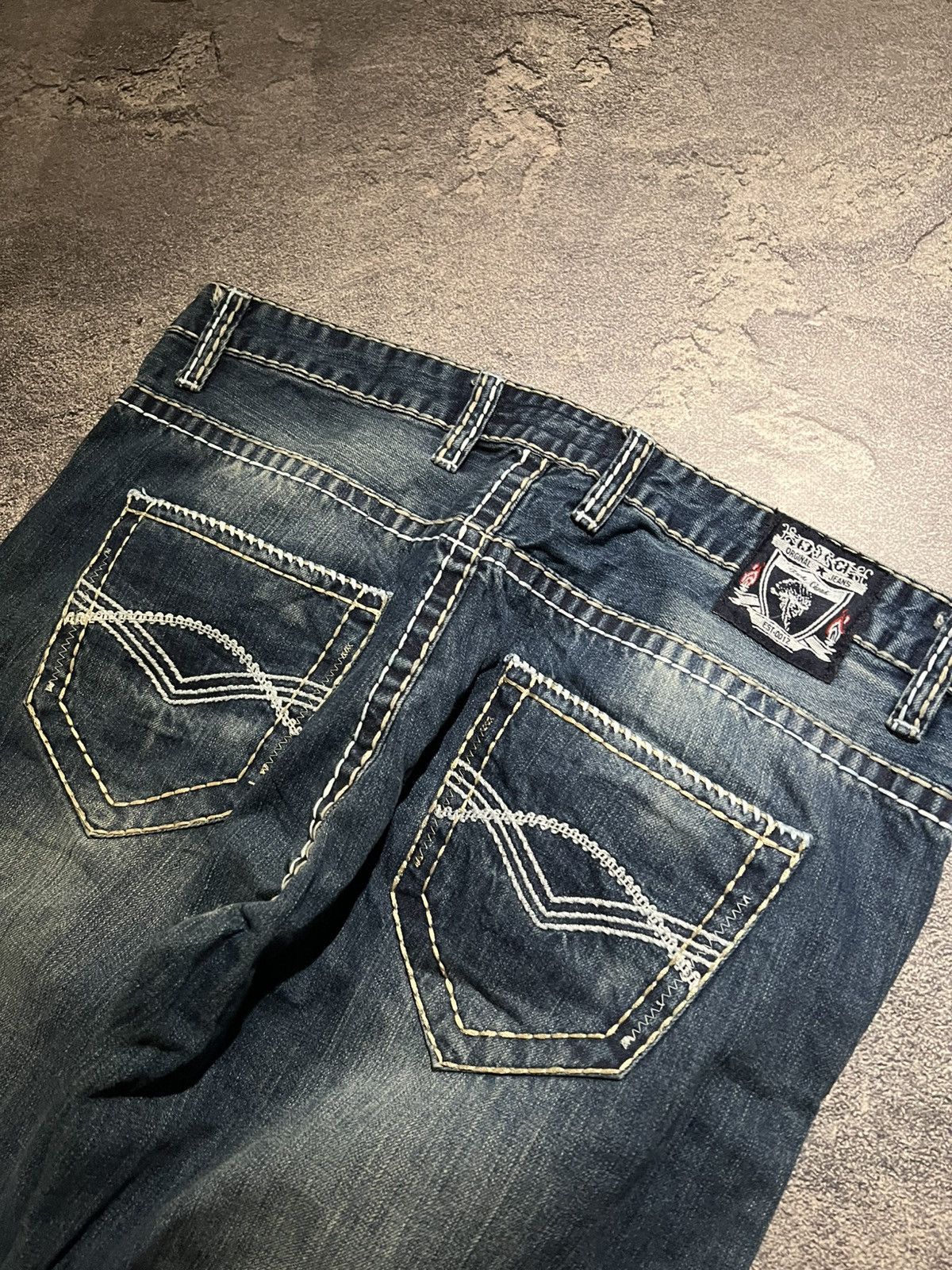 Japanese Brand Avant-Garde Archive Destroyed Jeans / Number Njne Style Size US 39 - 3 Thumbnail