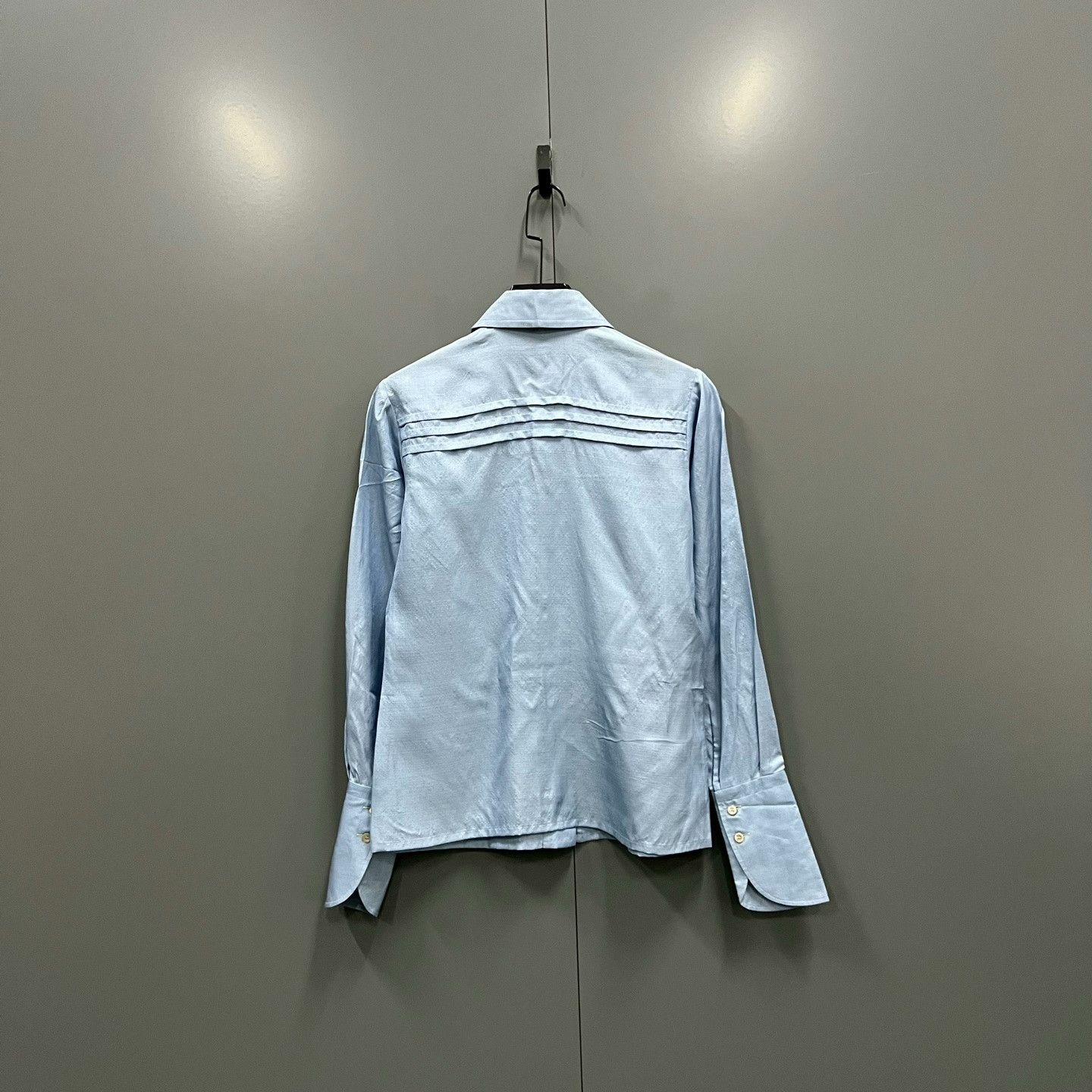 Gucci Gucci Blue Collared Shirt Size 40 Size US XXS / EU 40 - 2 Thumbnail