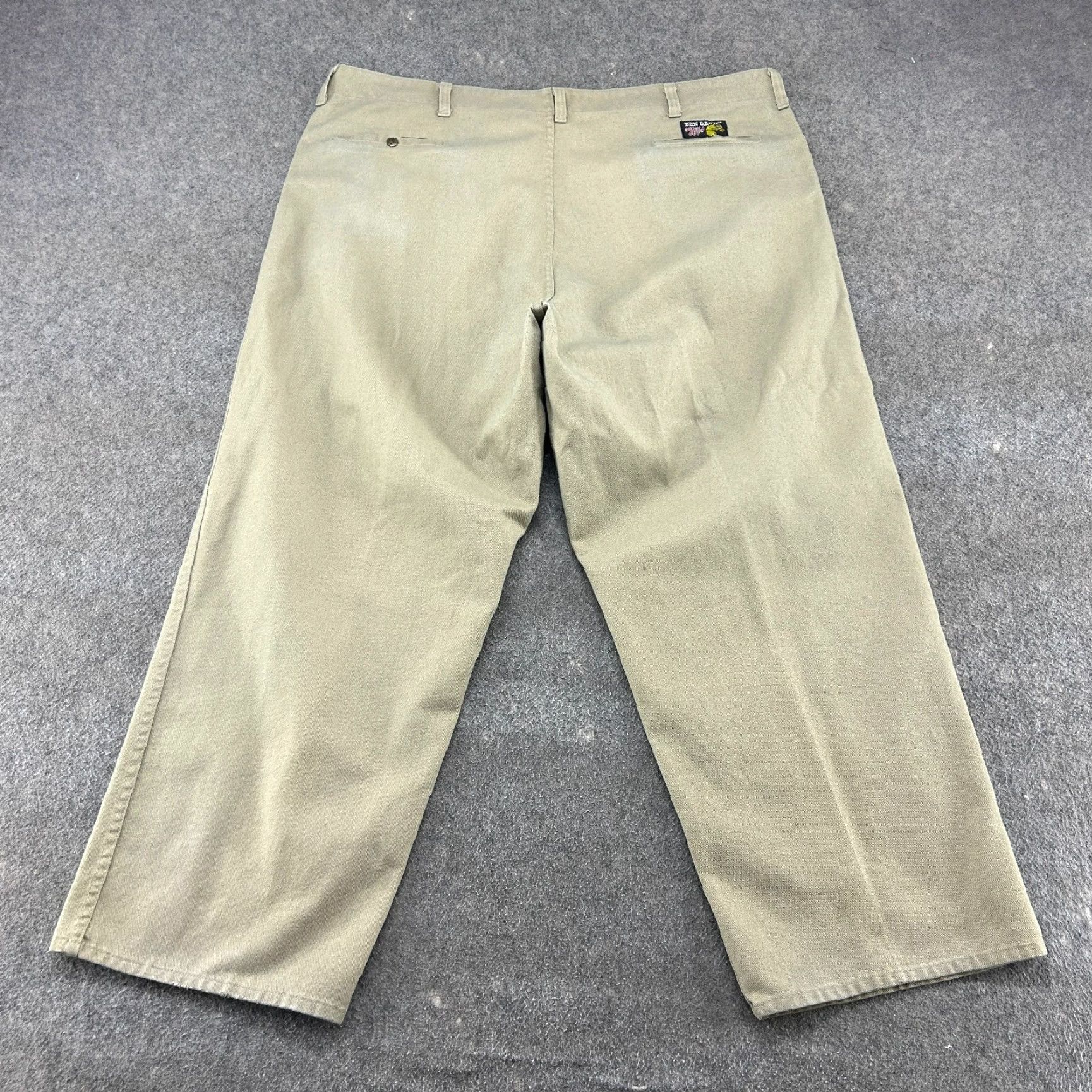 Ben Davis VINTAGE Ben Davis Pants Mens 48x31 Beige Straight Gorilla Cut Baggy Skater 90s Size US 32 / EU 48 - 5 Thumbnail