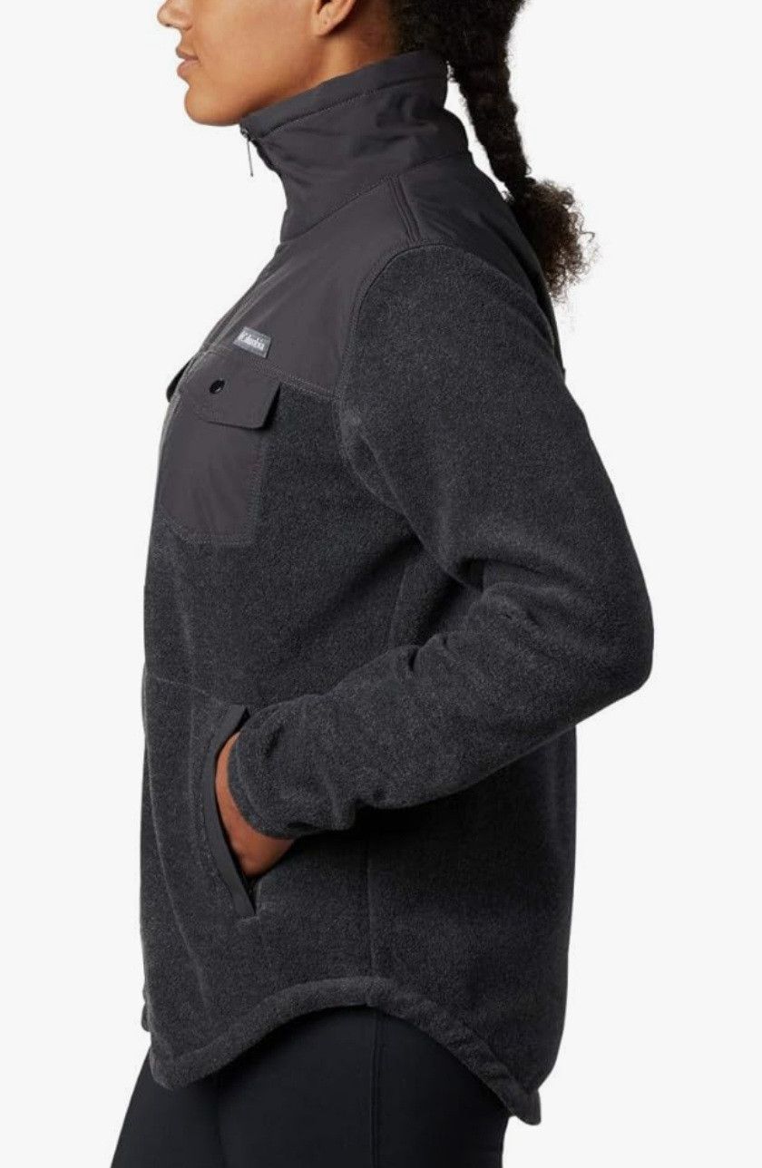 Columbia NWT Columbia Benton Springs Overlay Fleece Sherpa Jacket SM Size S / US 4 / IT 40 - 9 Thumbnail