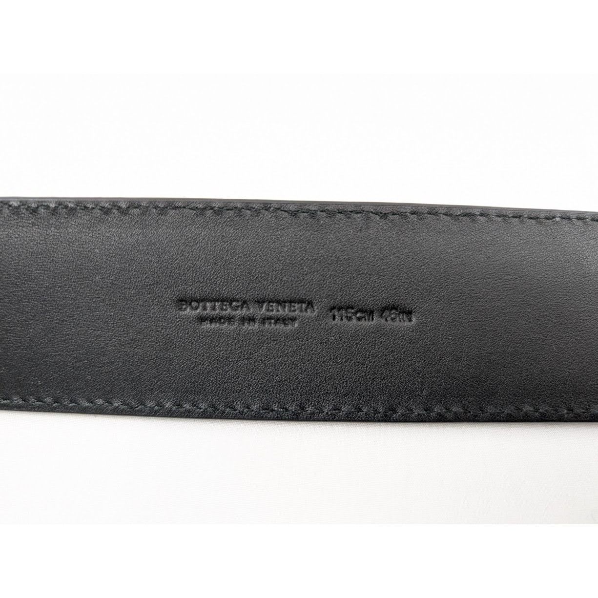 Bottega Veneta o1rshd1 Size: 115 / Intrecciato Belt in Black Size 44 - 11 Thumbnail